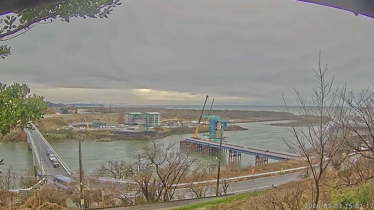 Niigata, Teradomari, Shinano River & Teradomari Coast Live Cam - Teradomarinozumi, Nagaoka, Niigata, Chubu, Japan