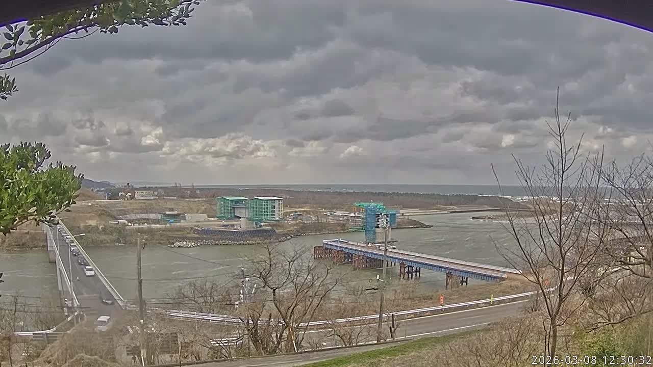 Niigata, Teradomari, Shinano River & Teradomari Coast Live Cam - Teradomarinozumi, Nagaoka, Niigata, Chubu, Japan