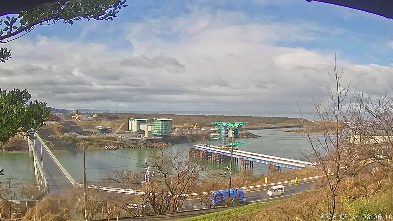 Niigata, Teradomari, Shinano River & Teradomari Coast Live Cam - Teradomarinozumi, Nagaoka, Niigata, Chubu, Japan