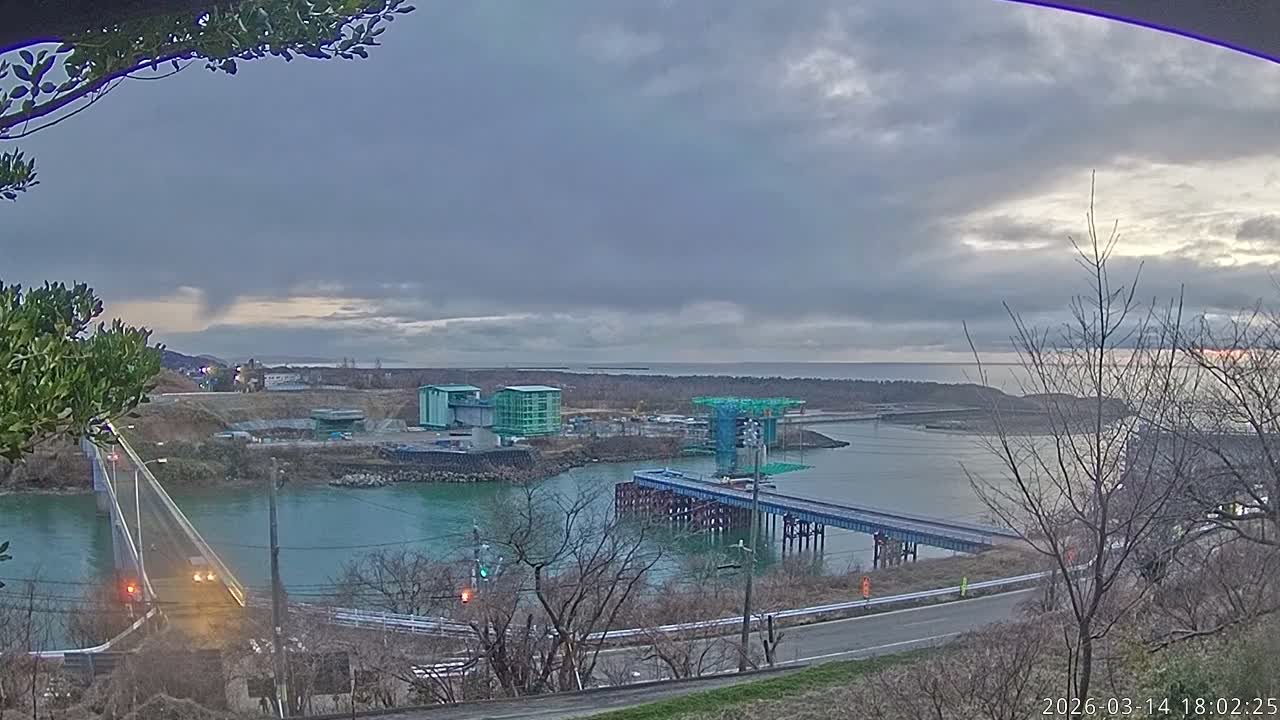 Niigata, Teradomari, Shinano River & Teradomari Coast Live Cam - Teradomarinozumi, Nagaoka, Niigata, Chubu, Japan