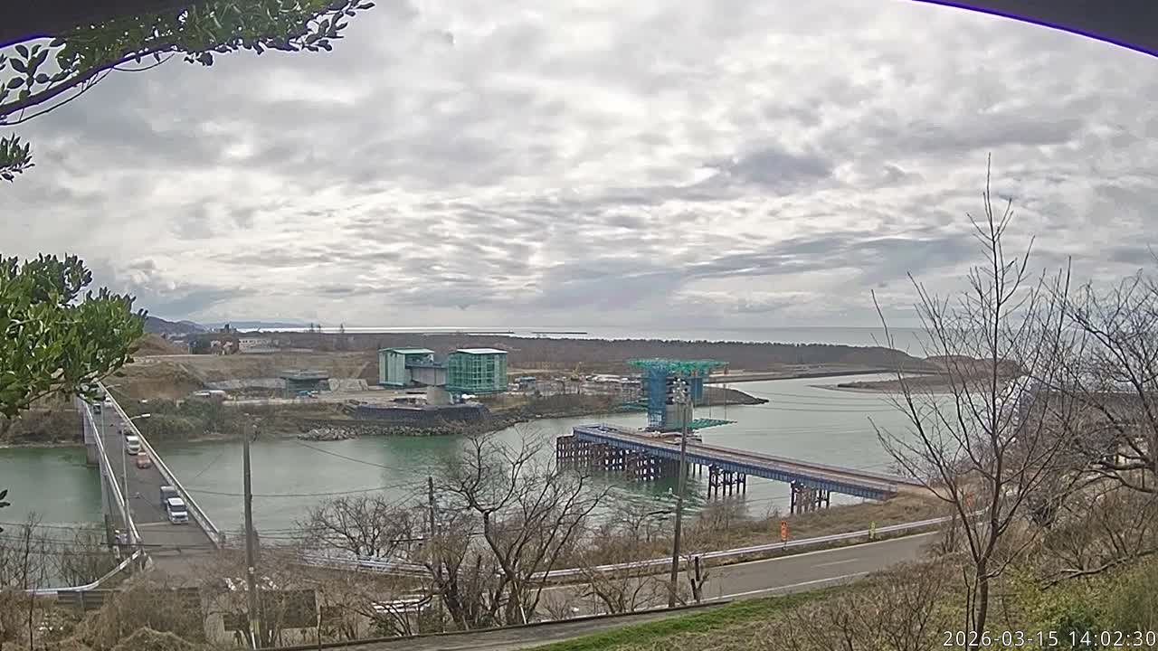 Niigata, Teradomari, Shinano River & Teradomari Coast Live Cam - Teradomarinozumi, Nagaoka, Niigata, Chubu, Japan