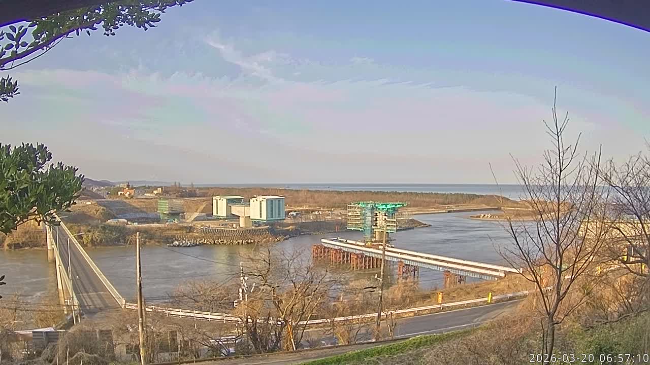 Niigata, Teradomari, Shinano River & Teradomari Coast Live Cam - Teradomarinozumi, Nagaoka, Niigata, Chubu, Japan