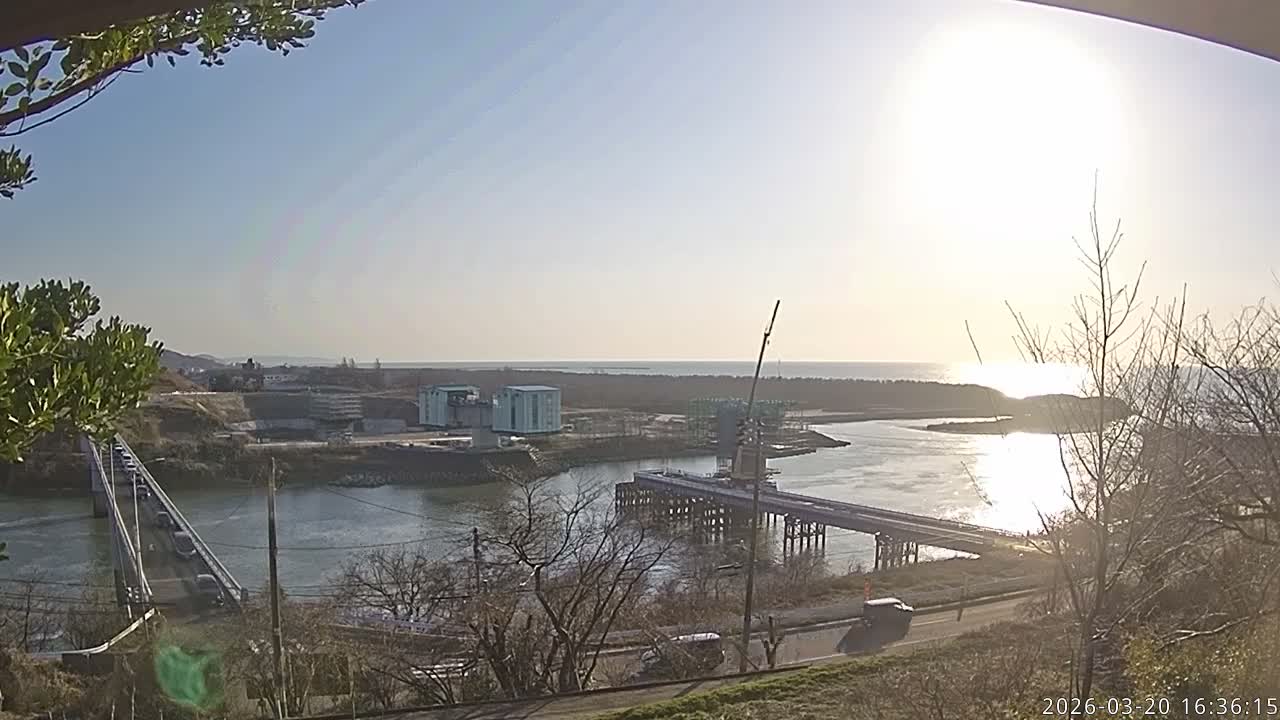 Niigata, Teradomari, Shinano River & Teradomari Coast Live Cam - Teradomarinozumi, Nagaoka, Niigata, Chubu, Japan