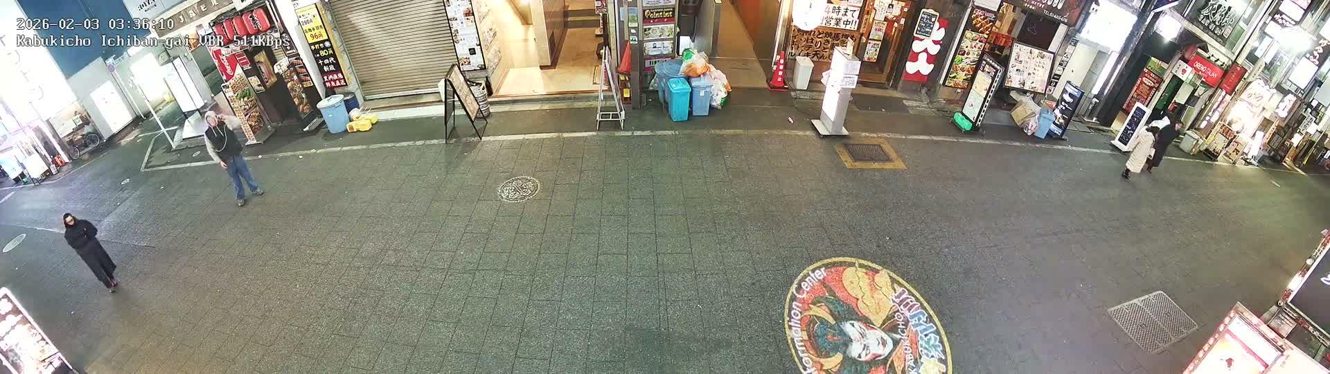Tokyo, Shinjuku Kabukicho Ichiban-gai Street  (東京 新宿 歌舞伎町一番街通り) Live Cam - Kabukichō, Shinjuku-ku, Tokyo, Kantō, Honshu, Japan