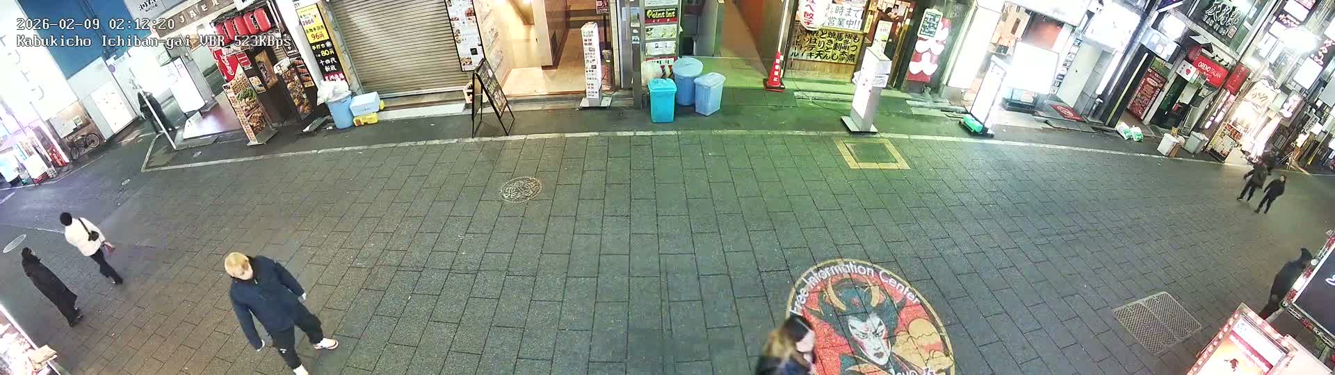 Tokyo, Shinjuku Kabukicho Ichiban-gai Street  (東京 新宿 歌舞伎町一番街通り) Live Cam - Kabukichō, Shinjuku-ku, Tokyo, Kantō, Honshu, Japan
