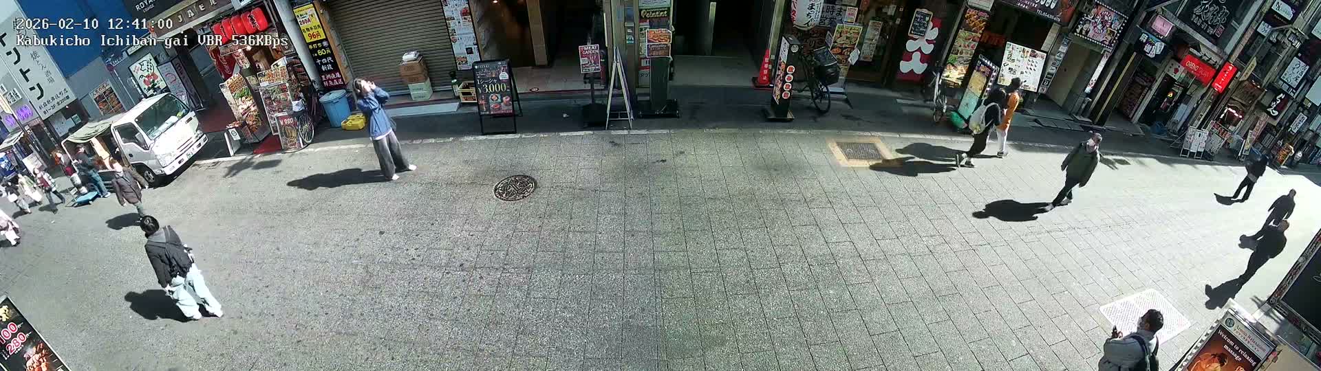 Tokyo, Shinjuku Kabukicho Ichiban-gai Street  (東京 新宿 歌舞伎町一番街通り) Live Cam - Kabukichō, Shinjuku-ku, Tokyo, Kantō, Honshu, Japan