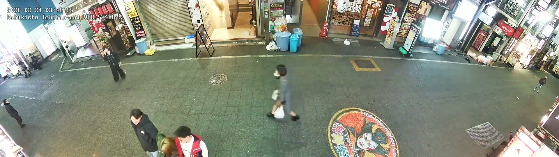 Tokyo, Shinjuku Kabukicho Ichiban-gai Street  (東京 新宿 歌舞伎町一番街通り) Live Cam - Kabukichō, Shinjuku-ku, Tokyo, Kantō, Honshu, Japan