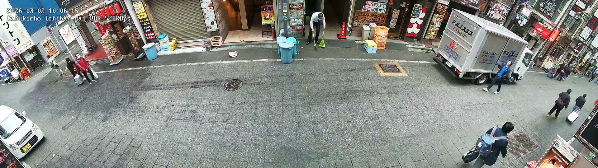 Tokyo, Shinjuku Kabukicho Ichiban-gai Street  (東京 新宿 歌舞伎町一番街通り) Live Cam - Kabukichō, Shinjuku-ku, Tokyo, Kantō, Honshu, Japan