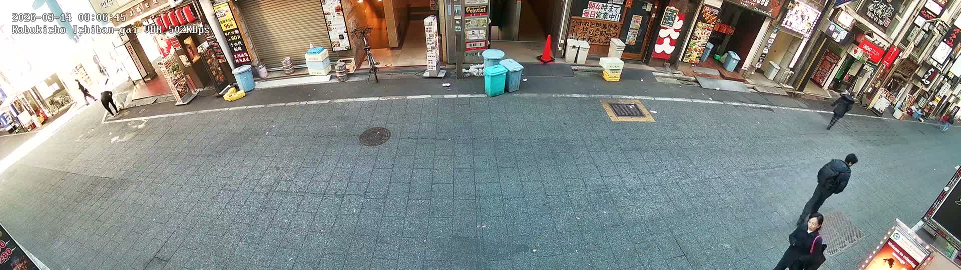 Tokyo, Shinjuku Kabukicho Ichiban-gai Street  (東京 新宿 歌舞伎町一番街通り) Live Cam - Kabukichō, Shinjuku-ku, Tokyo, Kantō, Honshu, Japan