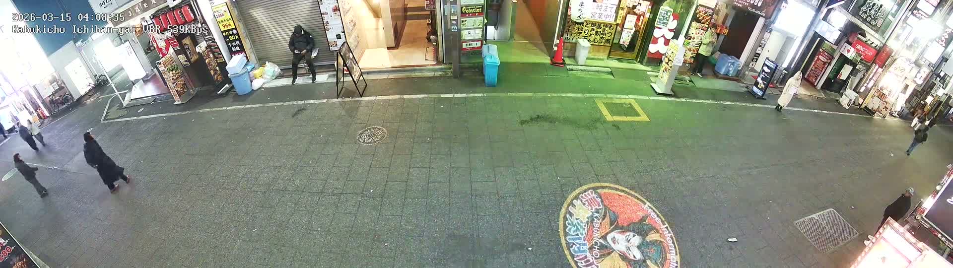 Tokyo, Shinjuku Kabukicho Ichiban-gai Street  (東京 新宿 歌舞伎町一番街通り) Live Cam - Kabukichō, Shinjuku-ku, Tokyo, Kantō, Honshu, Japan