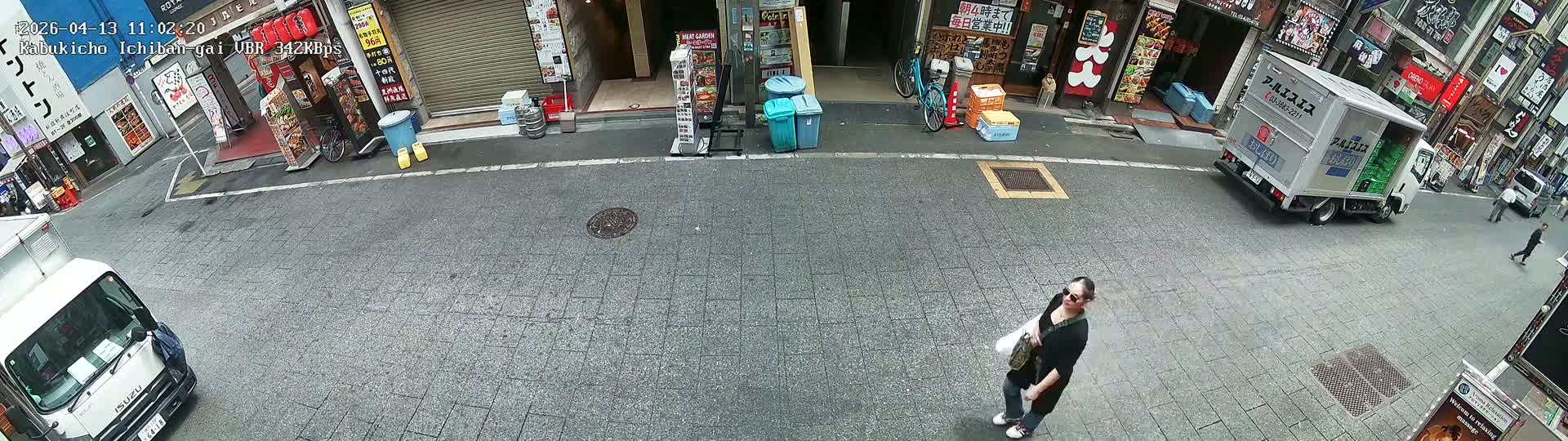 Tokyo, Shinjuku Kabukicho Ichiban-gai Street  (東京 新宿 歌舞伎町一番街通り) Live Cam - Kabukichō, Shinjuku-ku, Tokyo, Kantō, Honshu, Japan