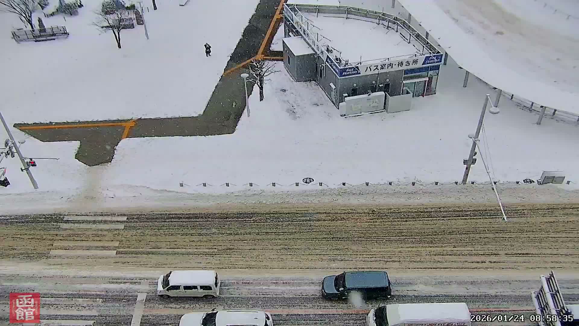Hokkaido, Hakodate City Skyline PTZ 360 ( 北海道、函館市街地スカイライン ) Live Cam  - Wakamatsucho, Hakodate, Oshima, Hokkaido, Japan
