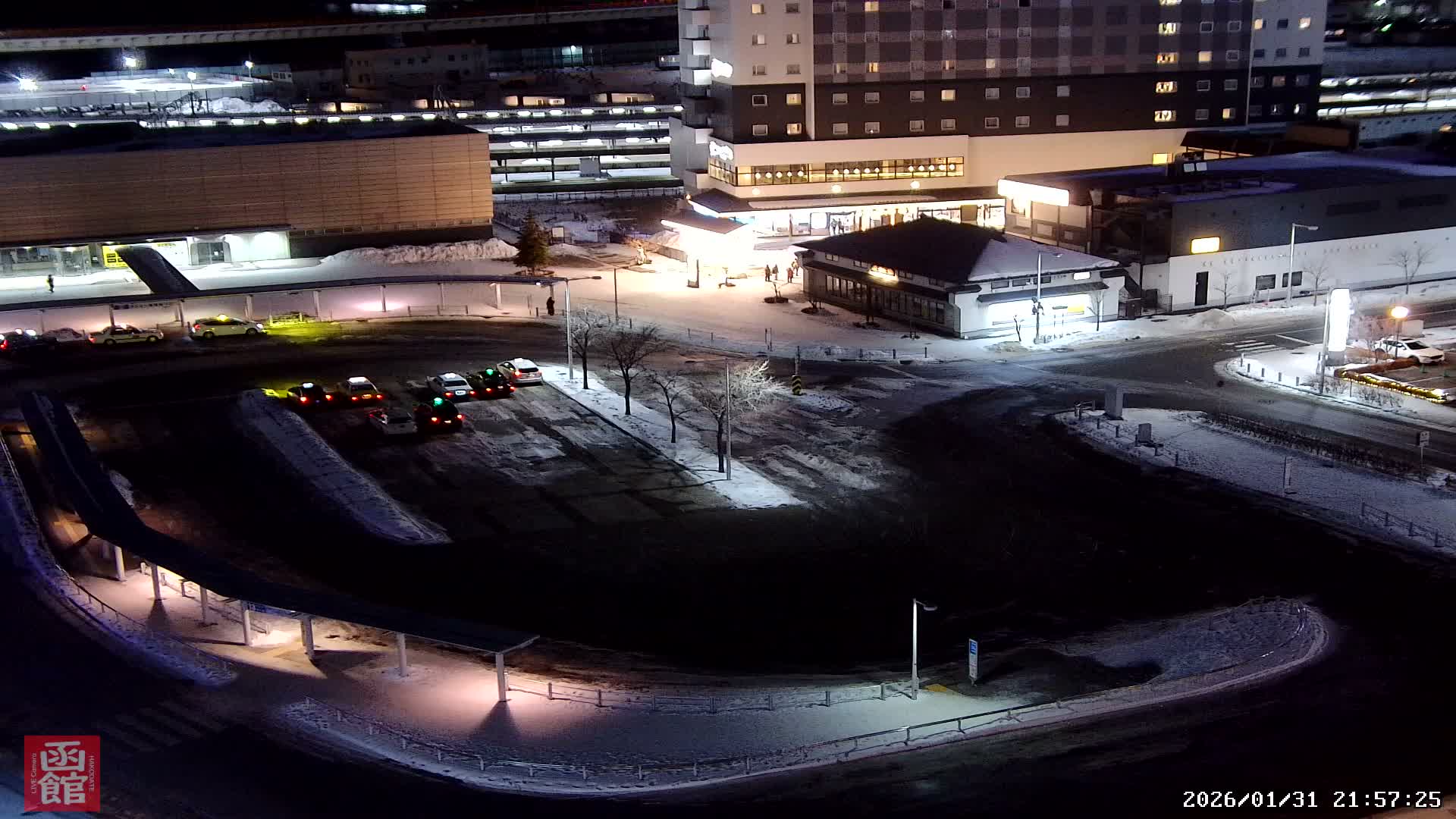 Hokkaido, Hakodate City Skyline PTZ 360 ( 北海道、函館市街地スカイライン ) Live Cam  - Wakamatsucho, Hakodate, Oshima, Hokkaido, Japan