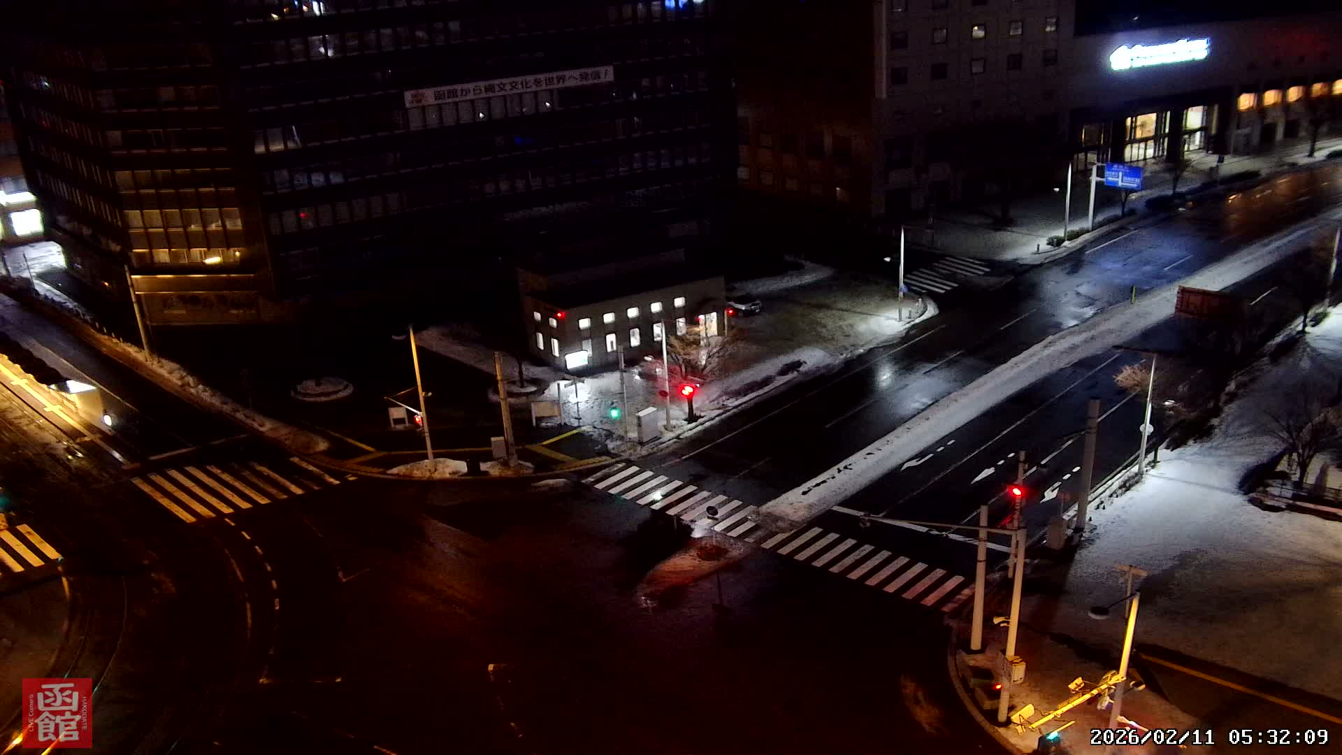 Hokkaido, Hakodate City Skyline PTZ 360 ( 北海道、函館市街地スカイライン ) Live Cam  - Wakamatsucho, Hakodate, Oshima, Hokkaido, Japan
