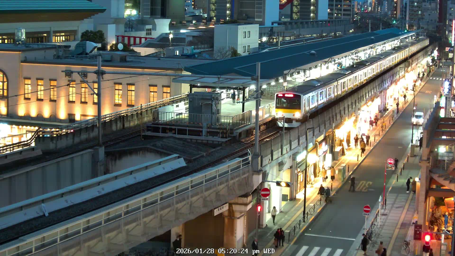 Tokyo, Sumida, Ryogoku Kokugikan Sumo Arena Museum & Yokoami Town ( 東京・墨田区両国国技館・横網町 ) Live Cam - 2 Chome, Ryogoku, Sumida-ku, Tokyo, Kantō, Honshu, Japan