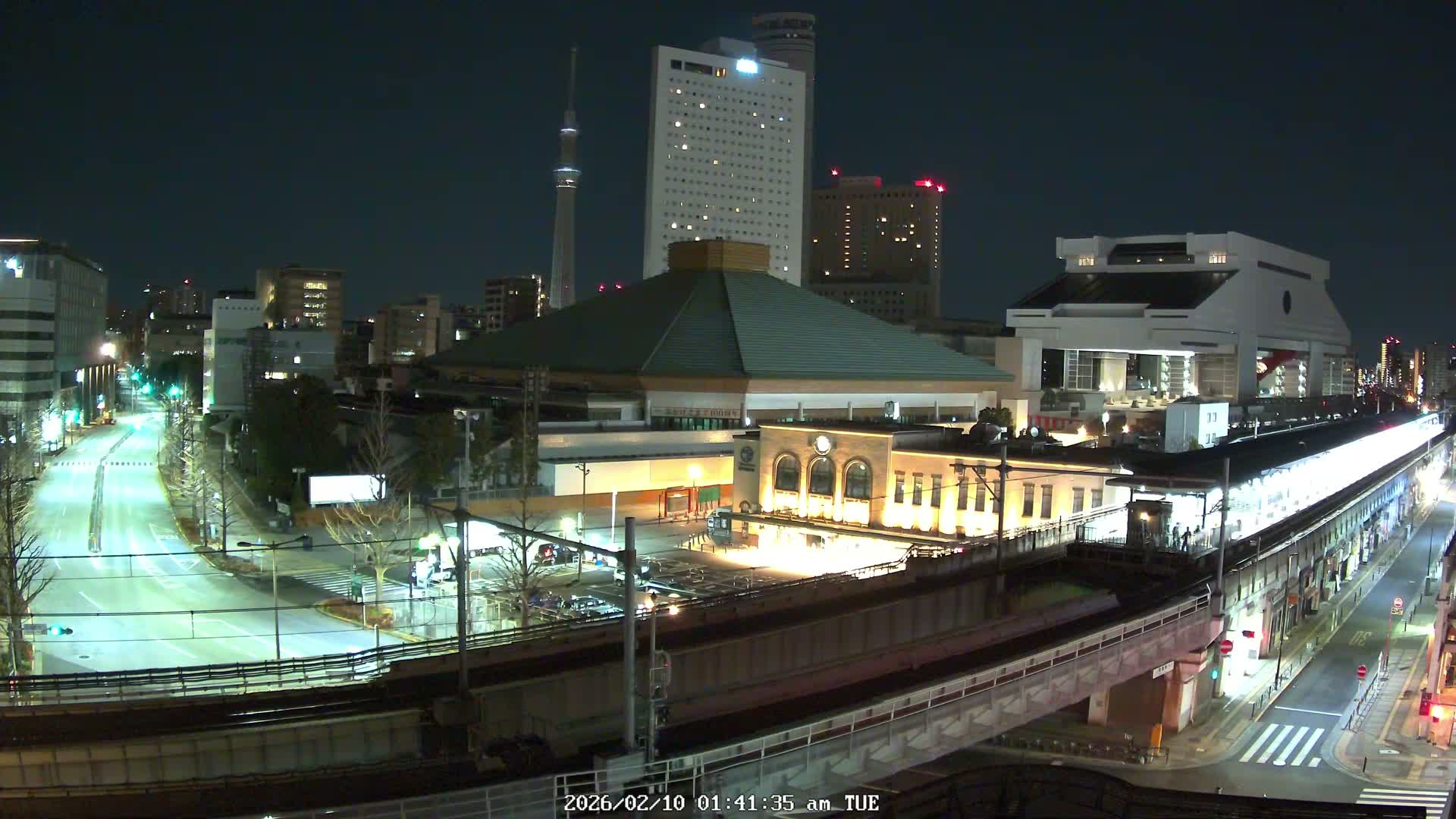 Tokyo, Sumida, Ryogoku Kokugikan Sumo Arena Museum & Yokoami Town ( 東京・墨田区両国国技館・横網町 ) Live Cam - 2 Chome, Ryogoku, Sumida-ku, Tokyo, Kantō, Honshu, Japan