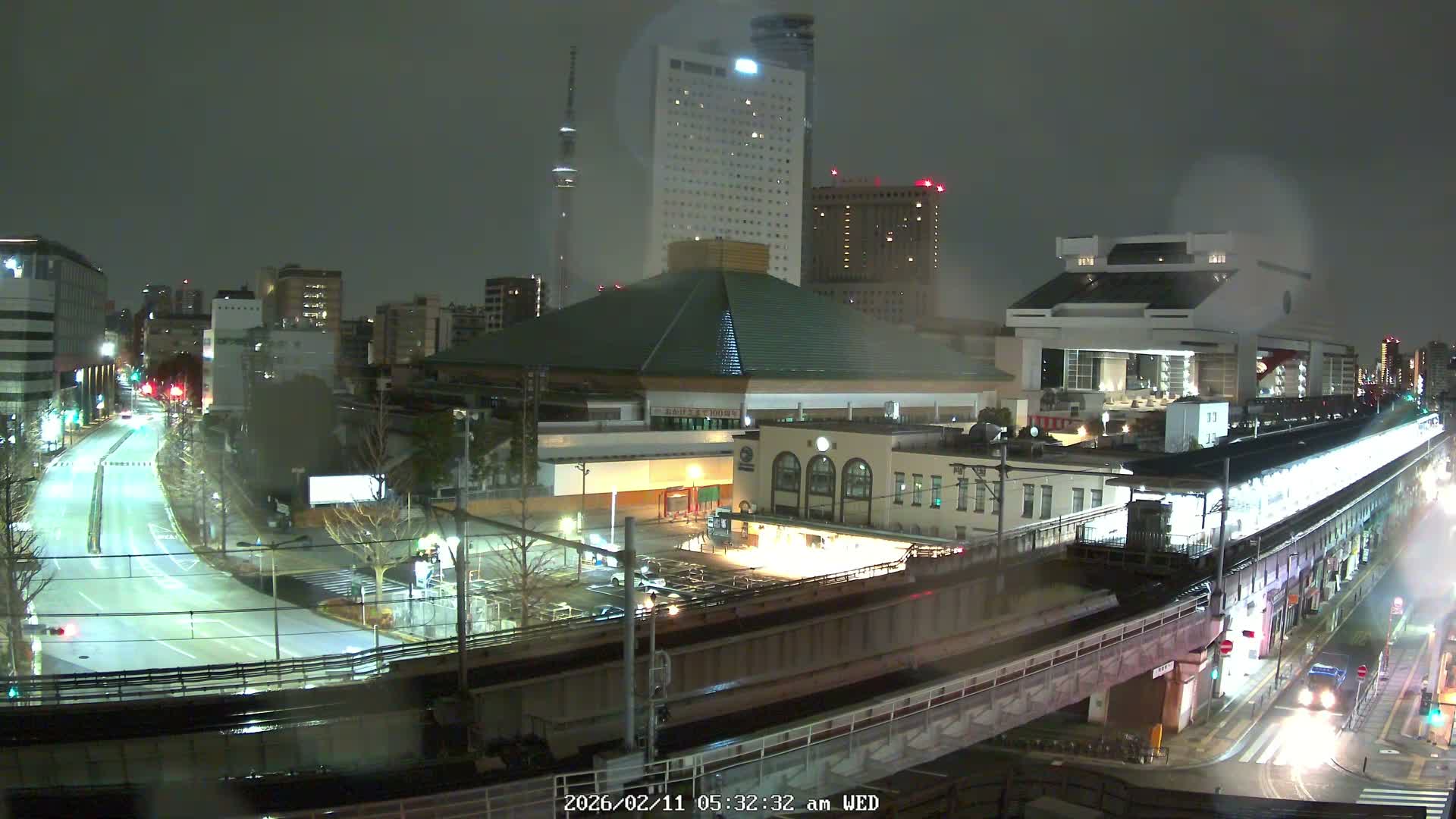 Tokyo, Sumida, Ryogoku Kokugikan Sumo Arena Museum & Yokoami Town ( 東京・墨田区両国国技館・横網町 ) Live Cam - 2 Chome, Ryogoku, Sumida-ku, Tokyo, Kantō, Honshu, Japan