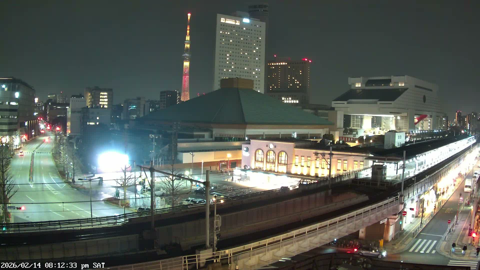 Tokyo, Sumida, Ryogoku Kokugikan Sumo Arena Museum & Yokoami Town ( 東京・墨田区両国国技館・横網町 ) Live Cam - 2 Chome, Ryogoku, Sumida-ku, Tokyo, Kantō, Honshu, Japan
