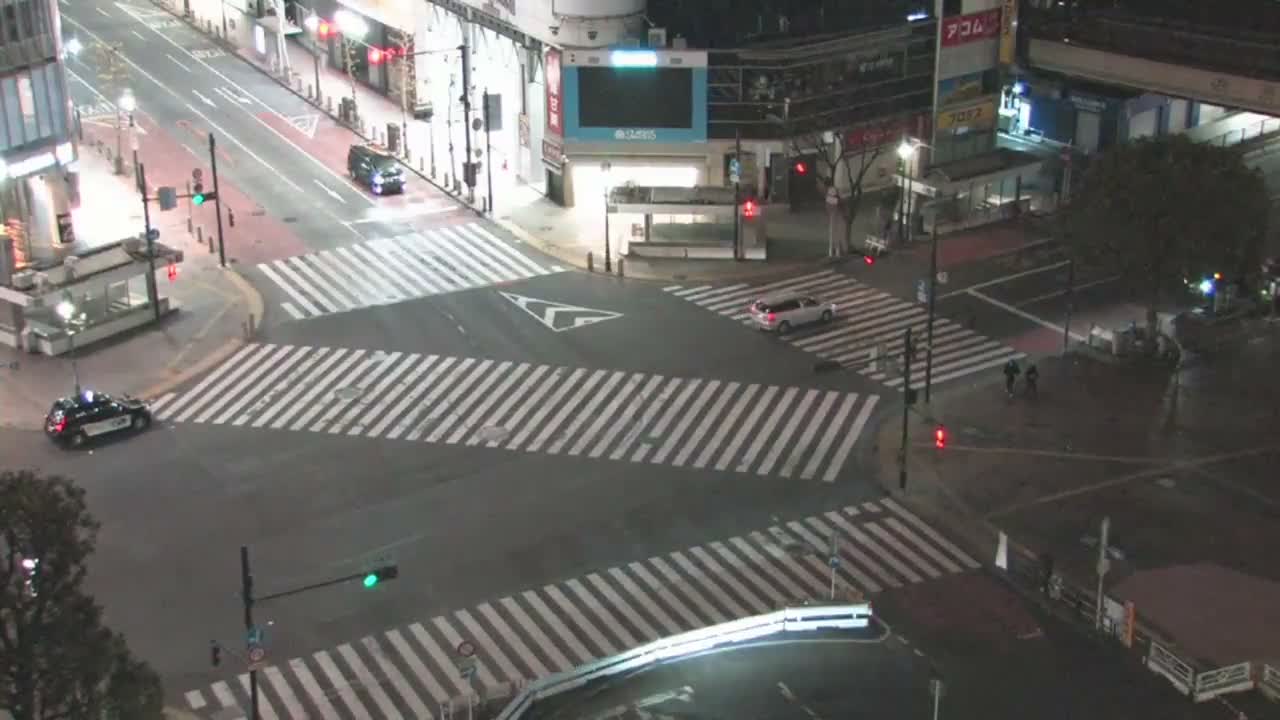 Tokyo, Shibuya Scramble Crossing Live Cam ( 東京、渋谷スクランブル交差点 )  Live Cam - Dogenzaka, Shibuya-ku, Tokyo, Kantō, Honshu, Japan