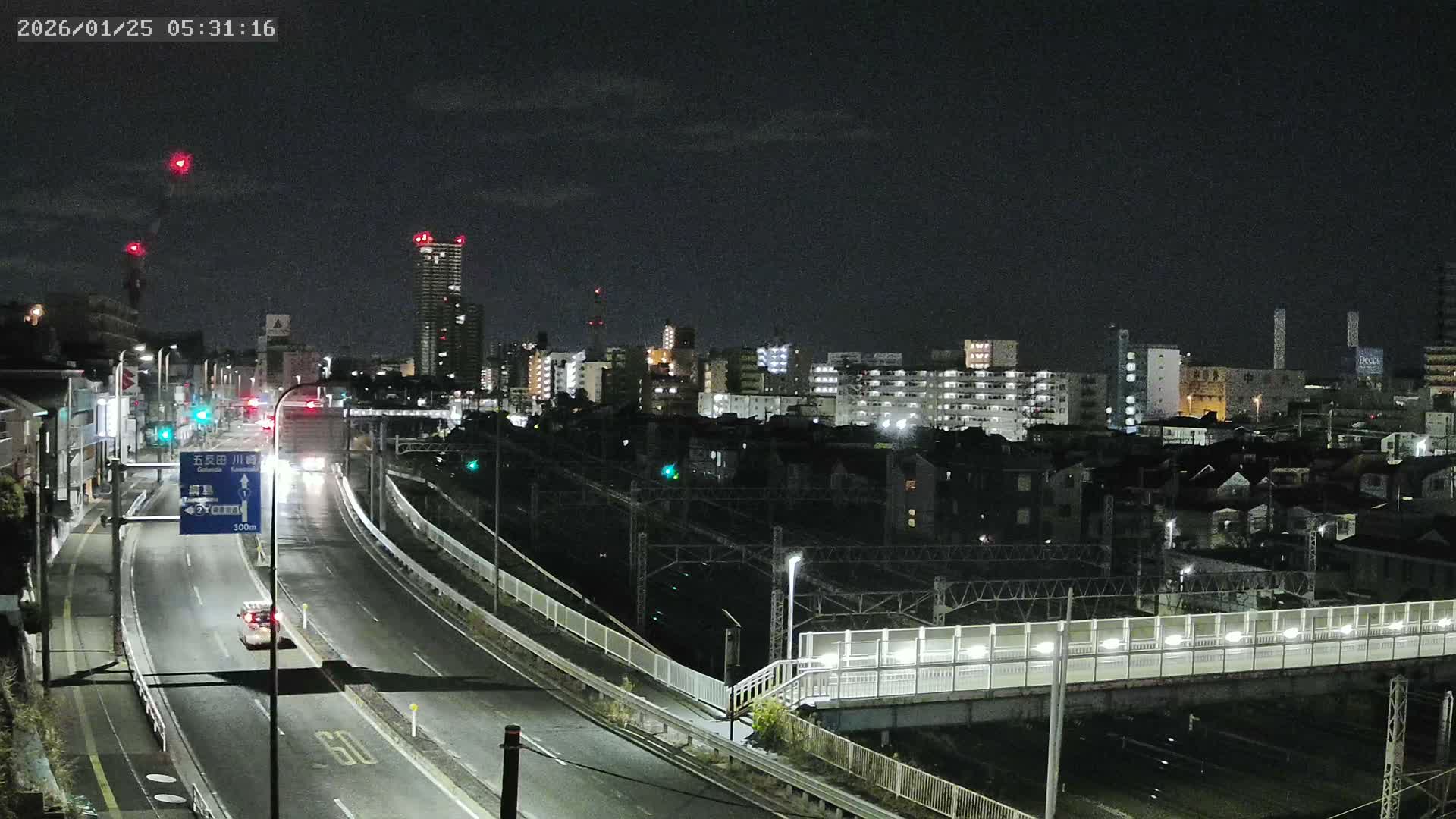 Yokohama, East  Kanagawa Ward View from Higashikanagawa ( 横浜市東神奈川区 東神奈川からの眺め ) Live Cam- Tatemachi, Kanagawa-ku, Yokohama, Kanagawa, Kanto, Honshu, Japan