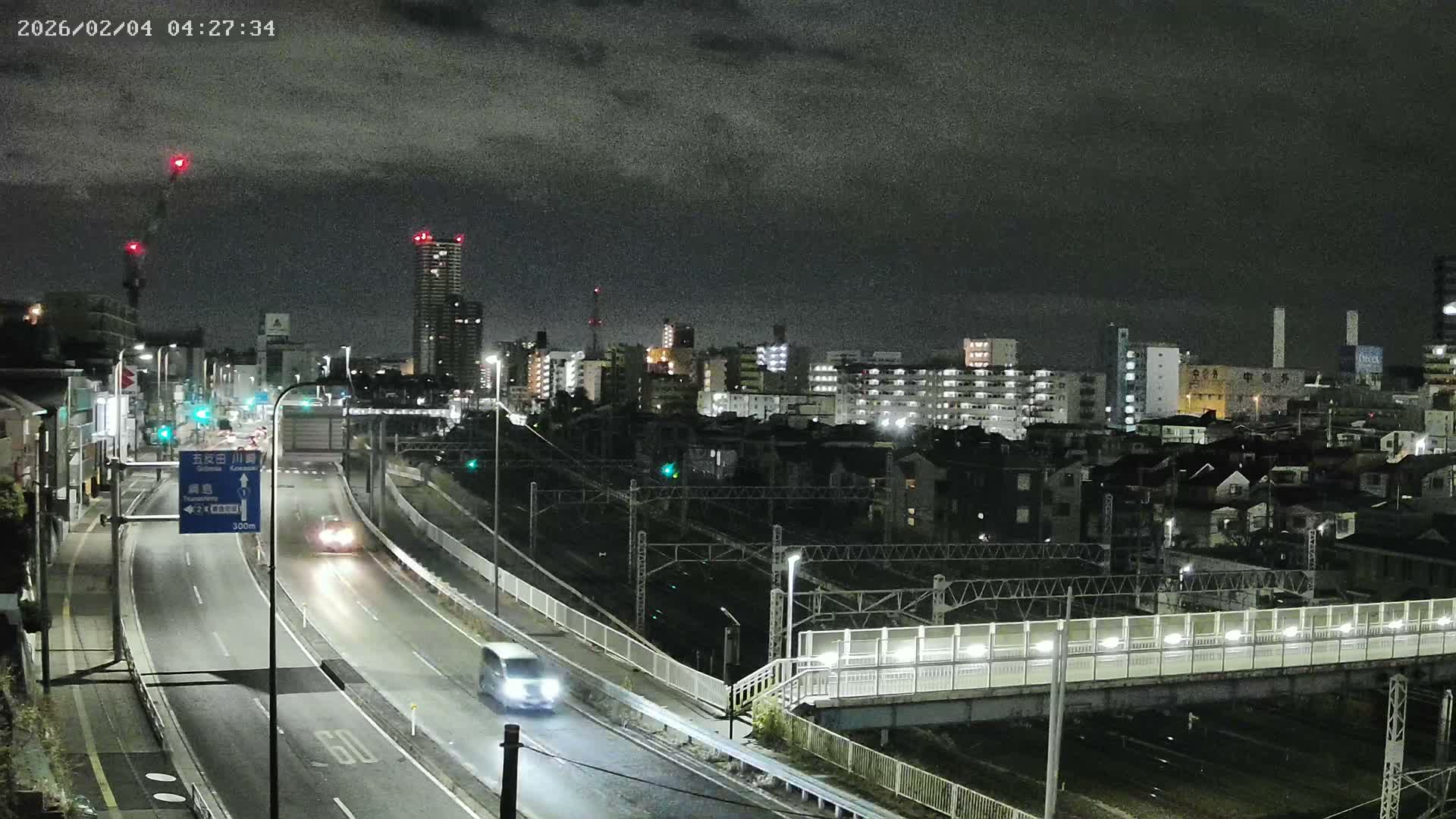 Yokohama, East  Kanagawa Ward View from Higashikanagawa ( 横浜市東神奈川区 東神奈川からの眺め ) Live Cam- Tatemachi, Kanagawa-ku, Yokohama, Kanagawa, Kanto, Honshu, Japan