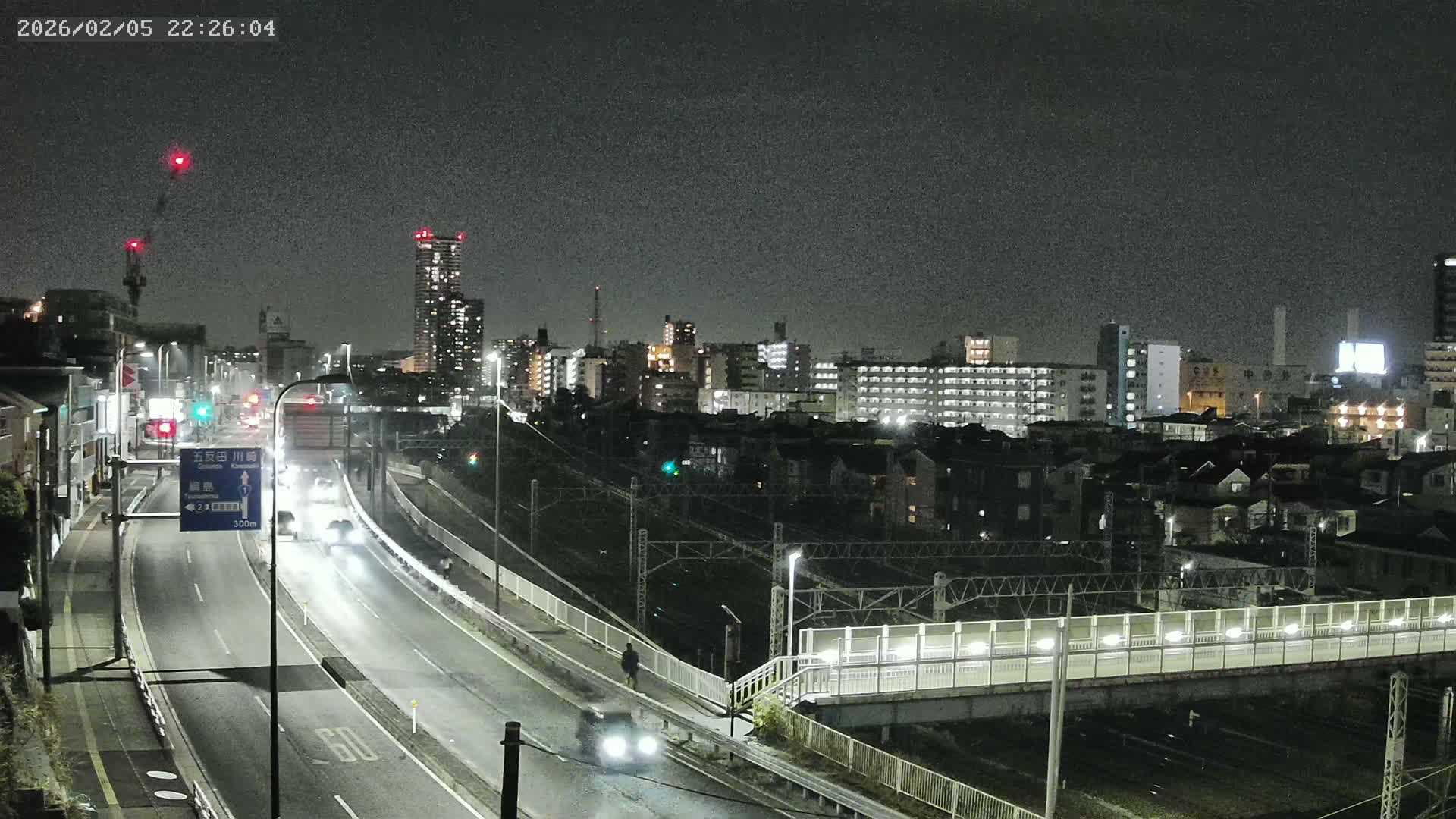 Yokohama, East  Kanagawa Ward View from Higashikanagawa ( 横浜市東神奈川区 東神奈川からの眺め ) Live Cam- Tatemachi, Kanagawa-ku, Yokohama, Kanagawa, Kanto, Honshu, Japan