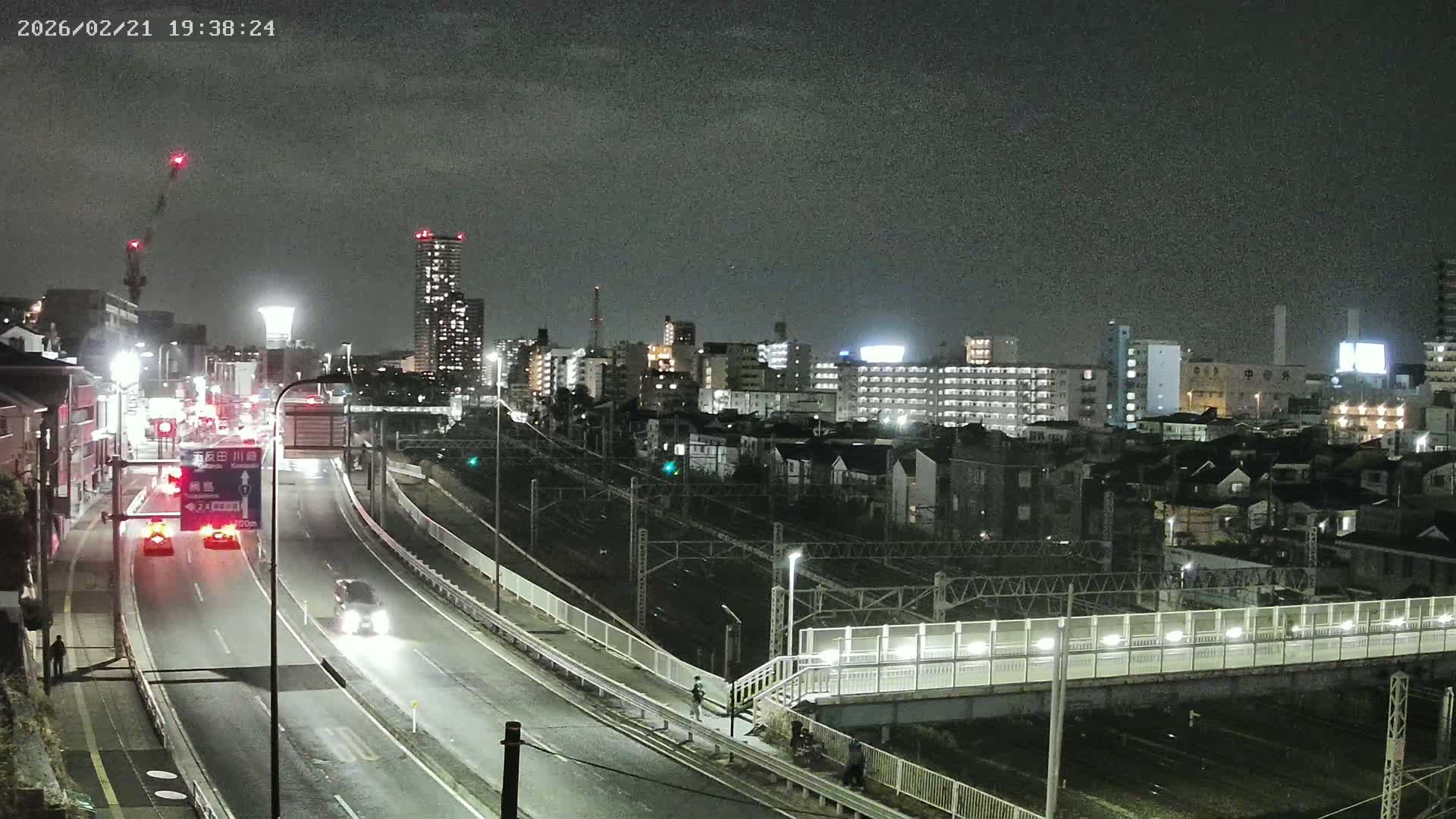 Yokohama, East  Kanagawa Ward View from Higashikanagawa ( 横浜市東神奈川区 東神奈川からの眺め ) Live Cam- Tatemachi, Kanagawa-ku, Yokohama, Kanagawa, Kanto, Honshu, Japan