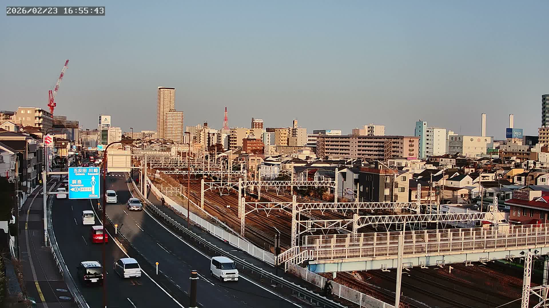 Yokohama, East  Kanagawa Ward View from Higashikanagawa ( 横浜市東神奈川区 東神奈川からの眺め ) Live Cam- Tatemachi, Kanagawa-ku, Yokohama, Kanagawa, Kanto, Honshu, Japan