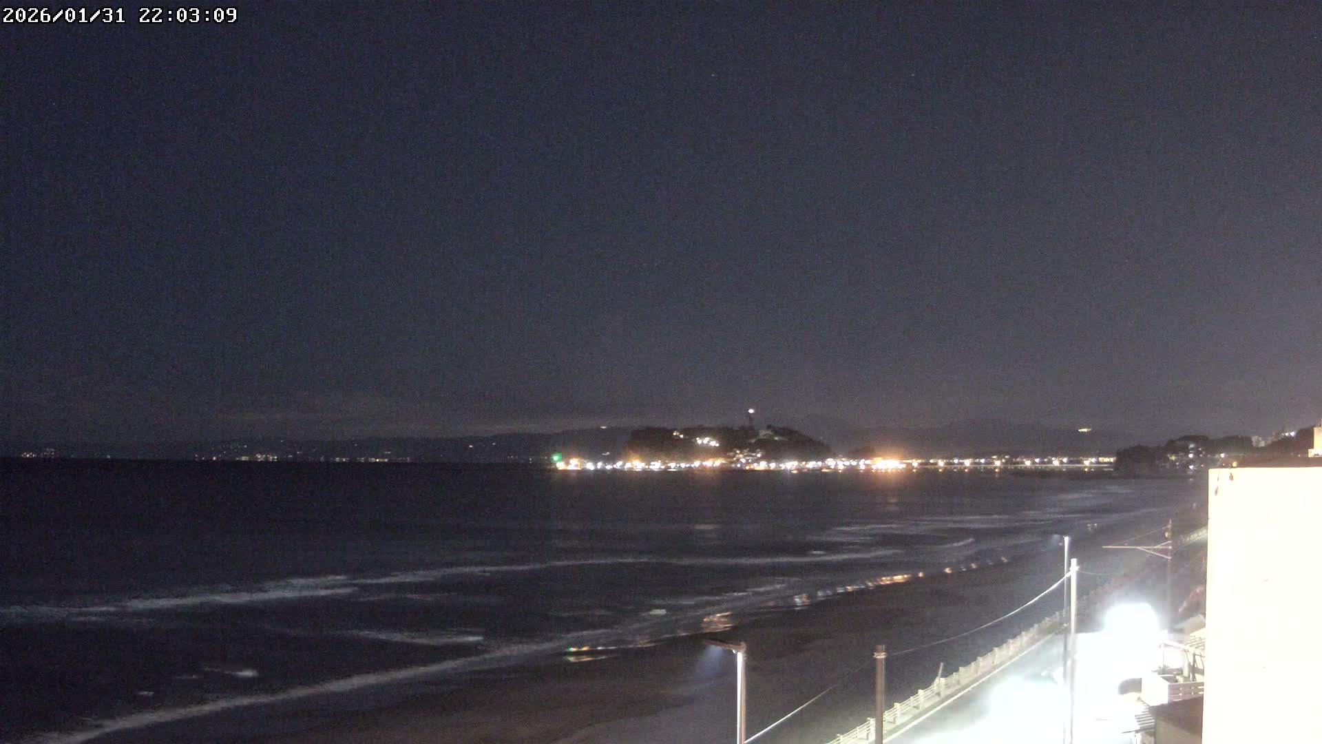Kanagawa, Kamakura, Shichirigahama Beach & Mount Fuji View ( 神奈川、鎌倉、七里ヶ浜、富士山の眺め ) Live Cam -1 Chome, Shichirigahama, Kamakura, Kanagawa, Kanto, Honshu, Japan 