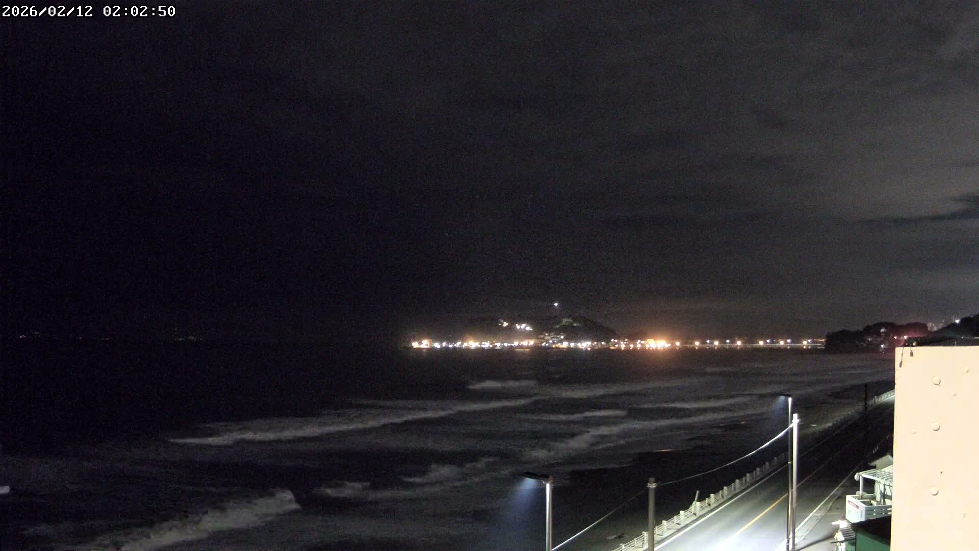 Kanagawa, Kamakura, Shichirigahama Beach & Mount Fuji View ( 神奈川、鎌倉、七里ヶ浜、富士山の眺め ) Live Cam -1 Chome, Shichirigahama, Kamakura, Kanagawa, Kanto, Honshu, Japan 