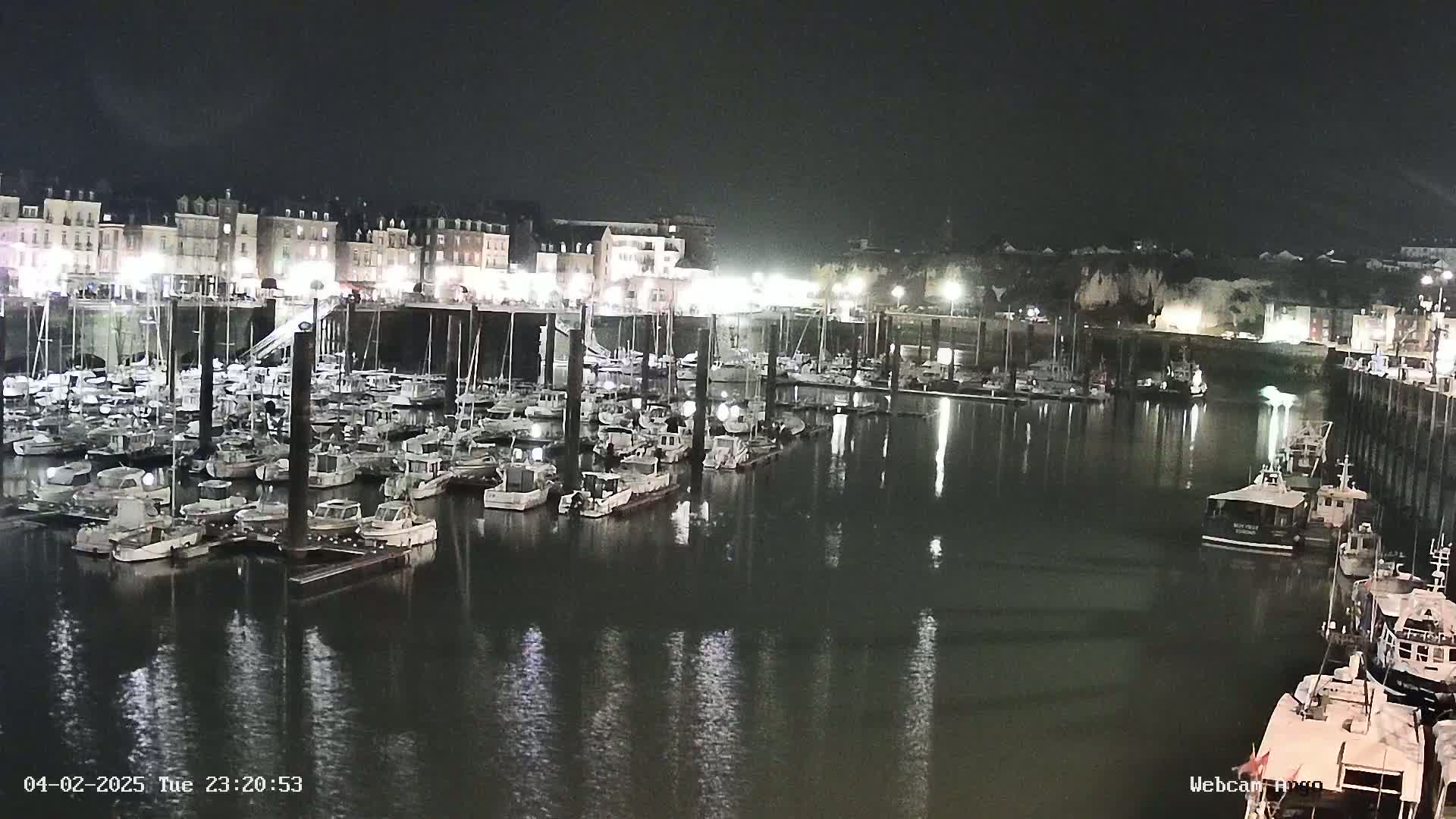 Dieppe, Port de Plaisance Marine Live Cam - Dieppe, Seine-Maritime, Normandie, France