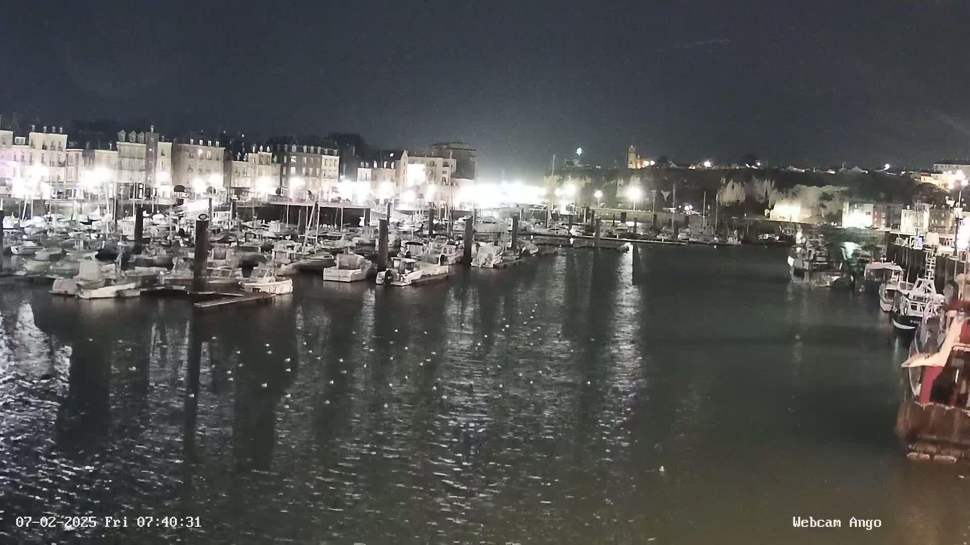 Dieppe, Port de Plaisance Marine Live Cam - Dieppe, Seine-Maritime, Normandie, France