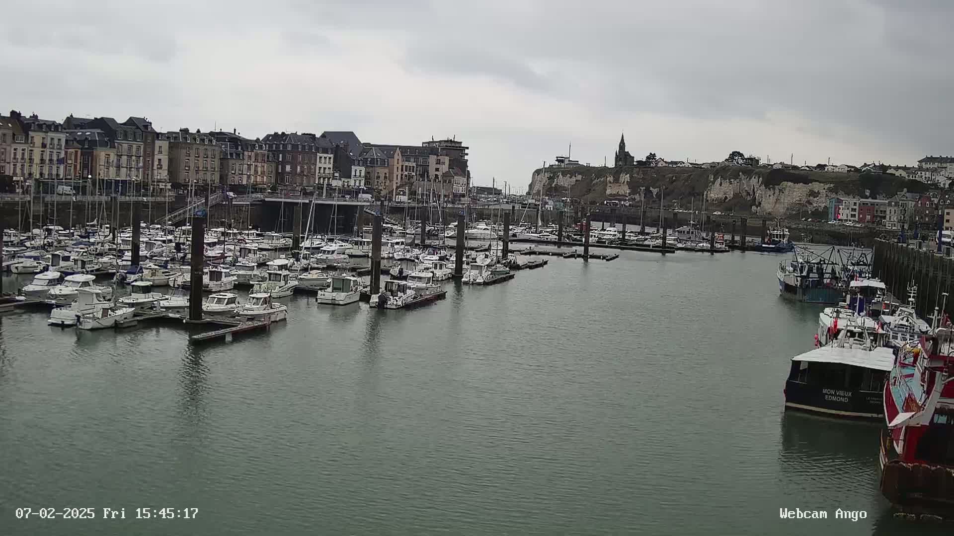 Dieppe, Port de Plaisance Marine Live Cam - Dieppe, Seine-Maritime, Normandie, France