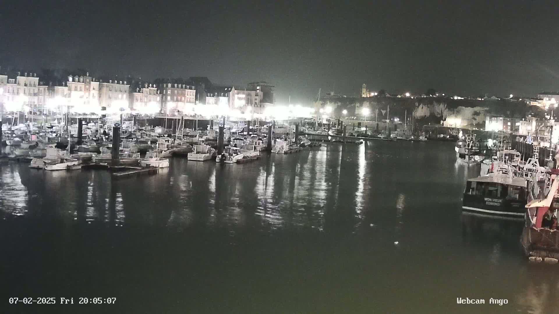Dieppe, Port de Plaisance Marine Live Cam - Dieppe, Seine-Maritime, Normandie, France