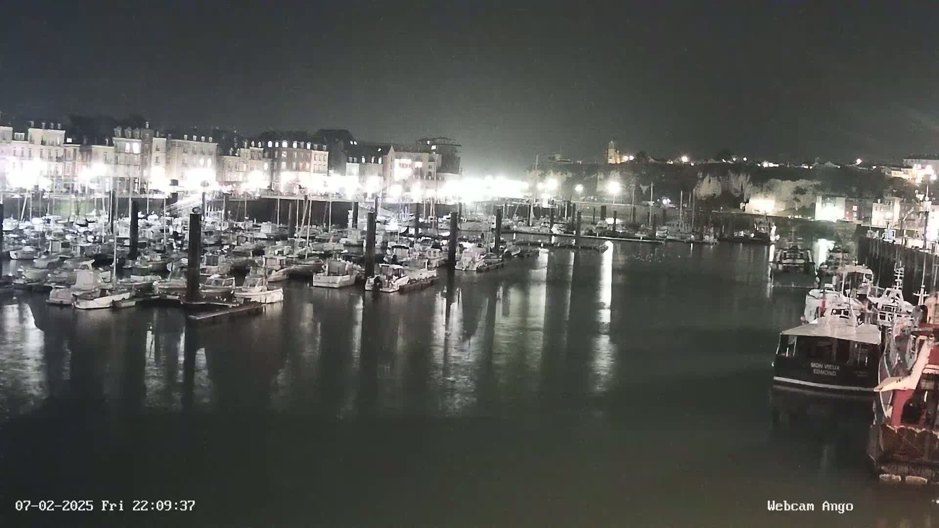 Dieppe, Port de Plaisance Marine Live Cam - Dieppe, Seine-Maritime, Normandie, France