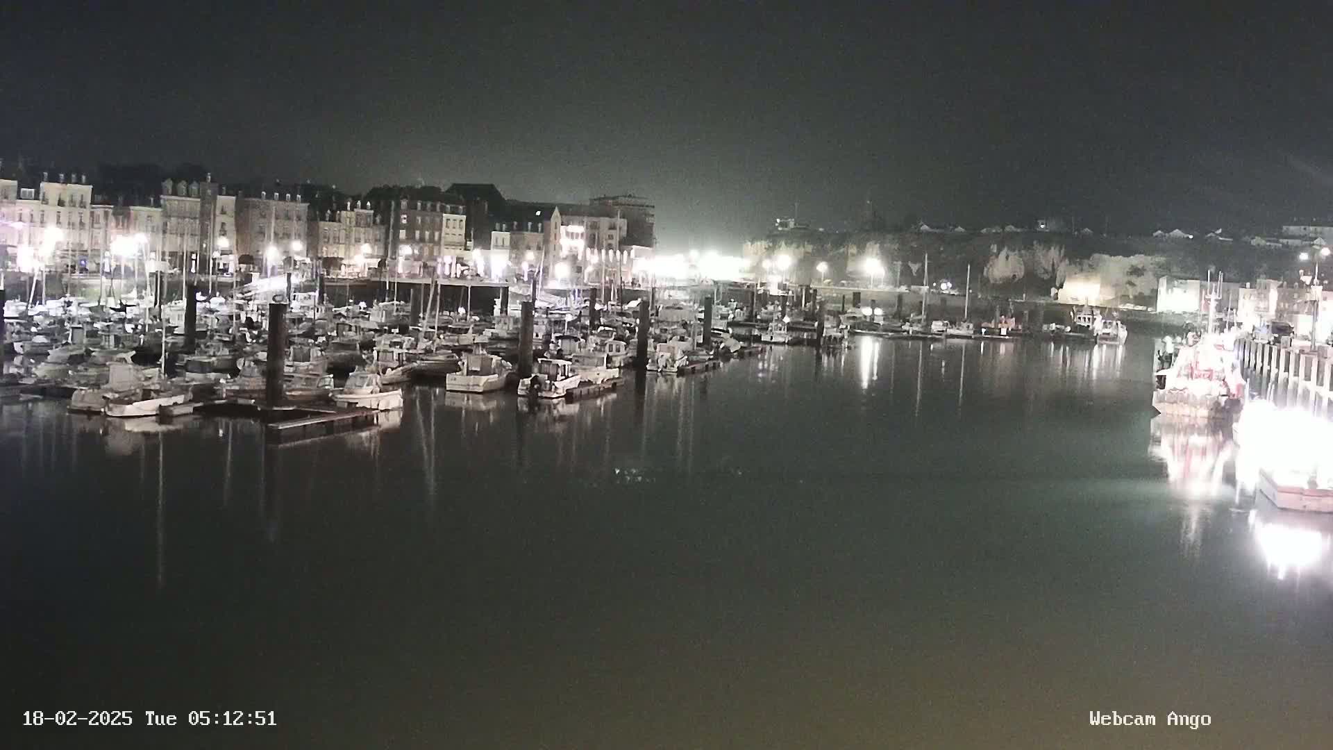 Dieppe, Port de Plaisance Marine Live Cam - Dieppe, Seine-Maritime, Normandie, France