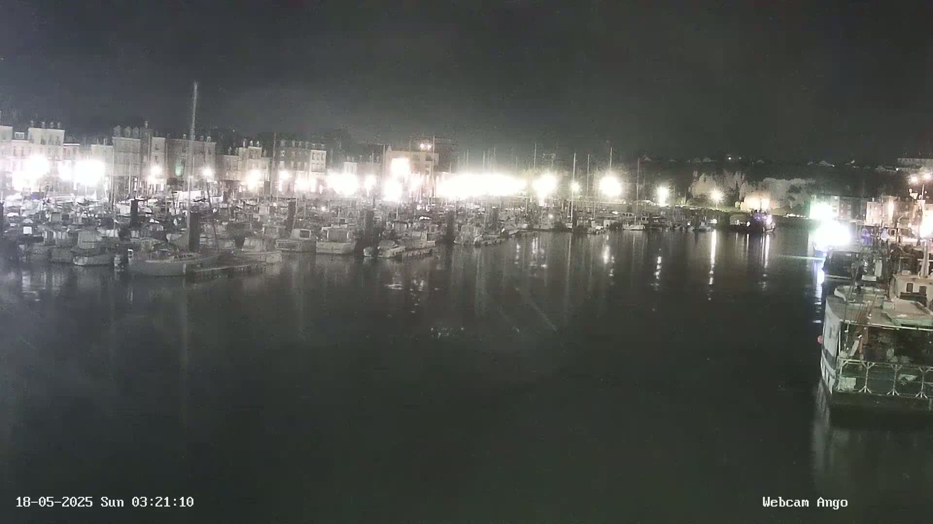 Dieppe, Port de Plaisance Marine Live Cam - Dieppe, Seine-Maritime, Normandie, France