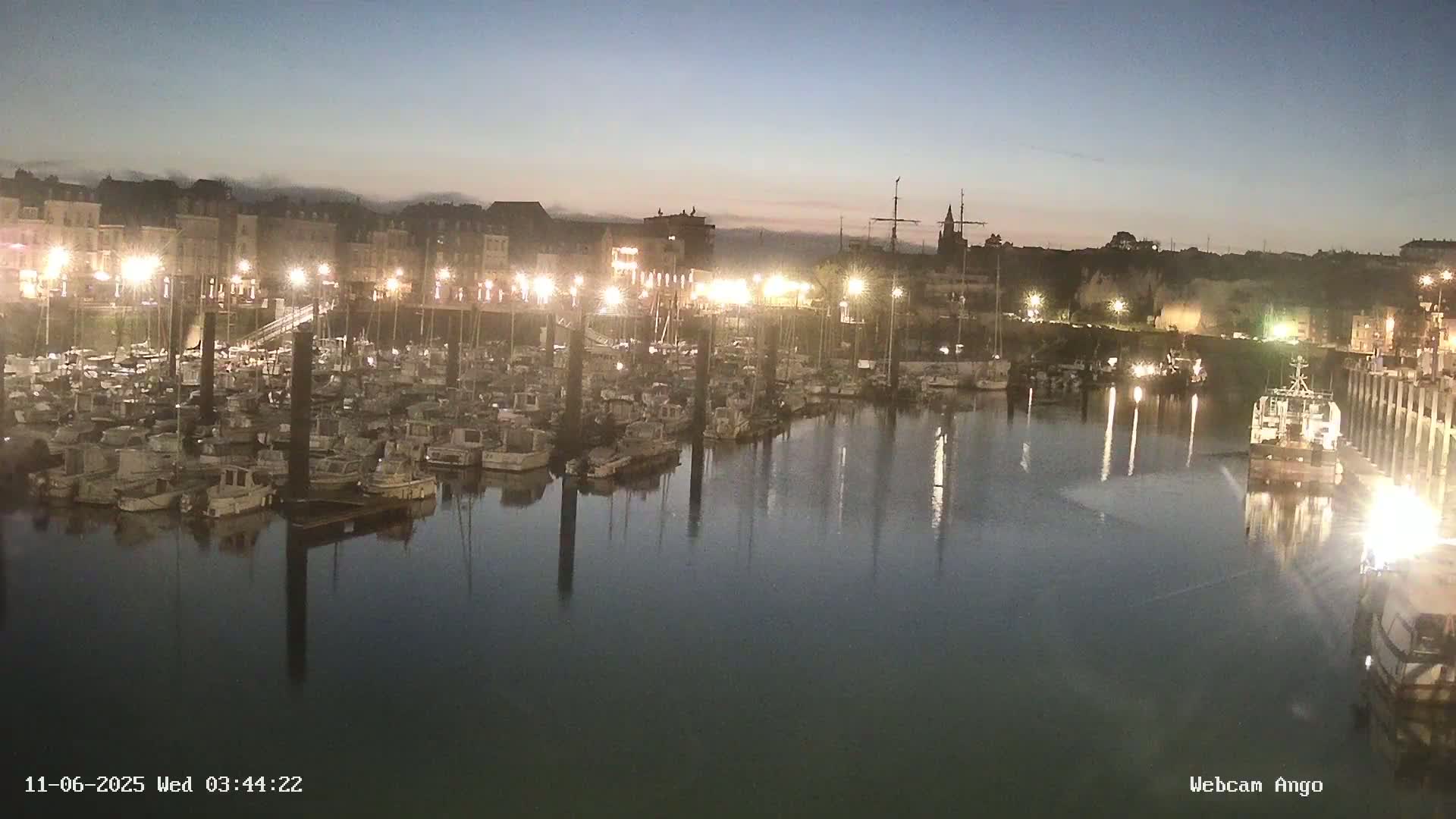 Dieppe, Port de Plaisance Marine Live Cam - Dieppe, Seine-Maritime, Normandie, France