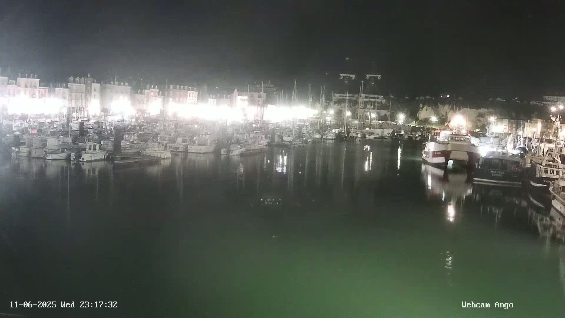 Dieppe, Port de Plaisance Marine Live Cam - Dieppe, Seine-Maritime, Normandie, France