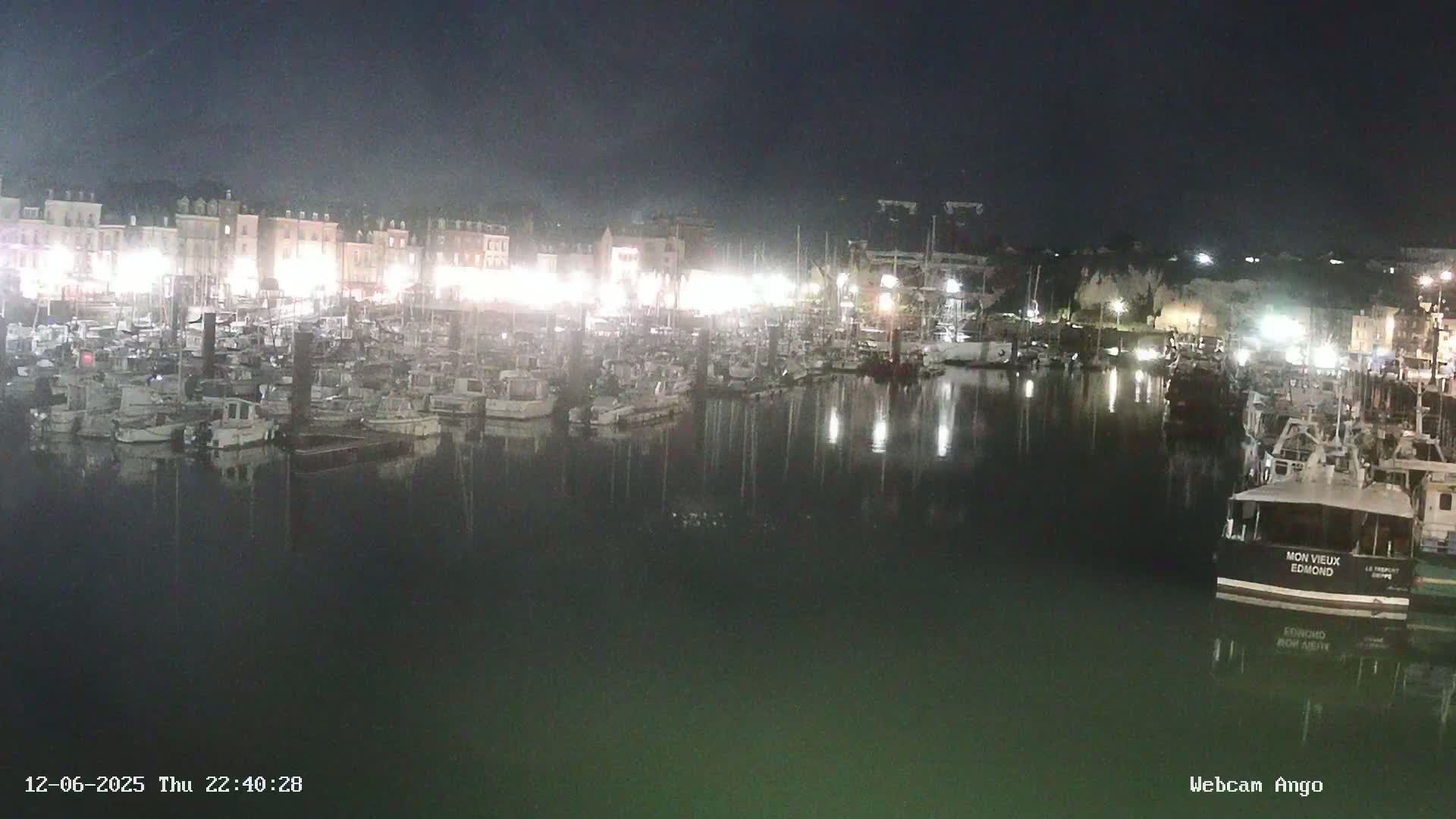 Dieppe, Port de Plaisance Marine Live Cam - Dieppe, Seine-Maritime, Normandie, France