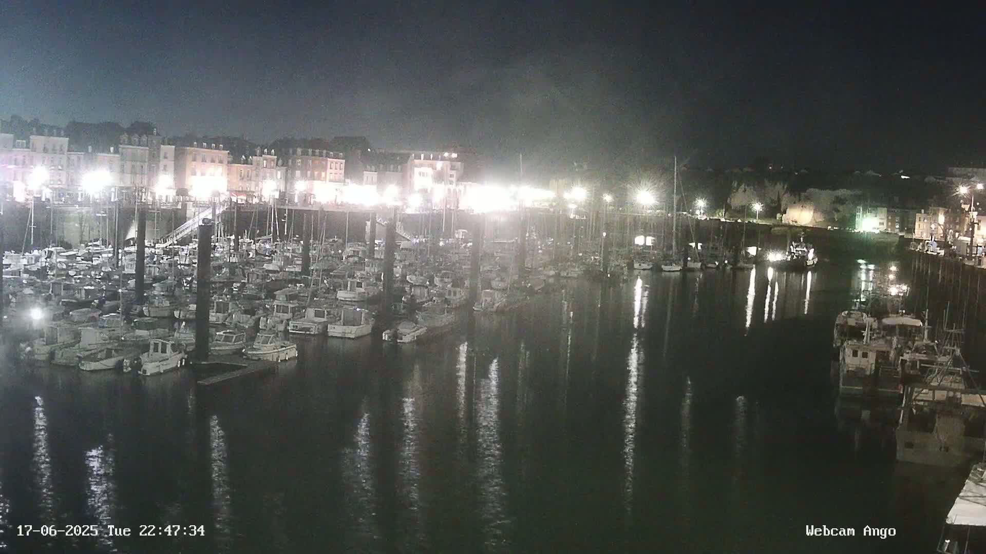 Dieppe, Port de Plaisance Marine Live Cam - Dieppe, Seine-Maritime, Normandie, France