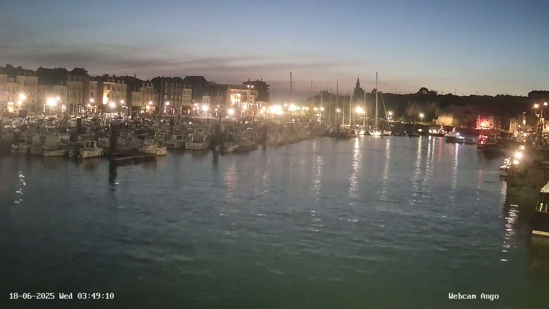 Dieppe, Port de Plaisance Marine Live Cam - Dieppe, Seine-Maritime, Normandie, France