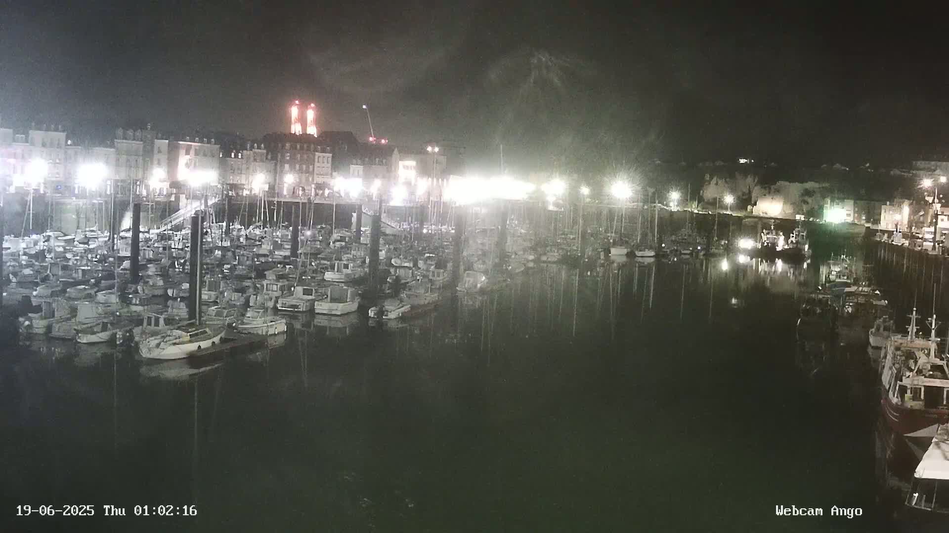 Dieppe, Port de Plaisance Marine Live Cam - Dieppe, Seine-Maritime, Normandie, France