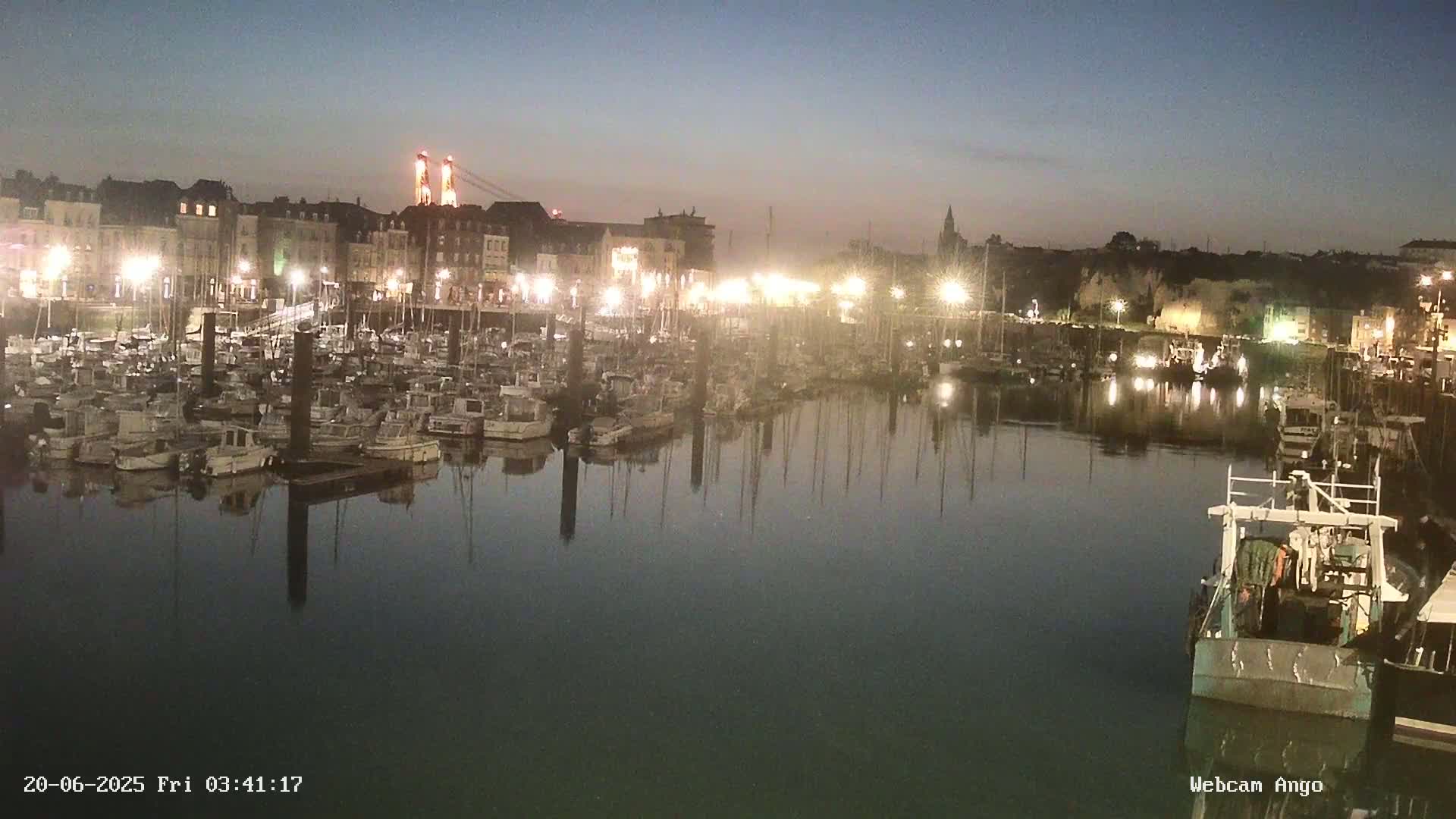 Dieppe, Port de Plaisance Marine Live Cam - Dieppe, Seine-Maritime, Normandie, France