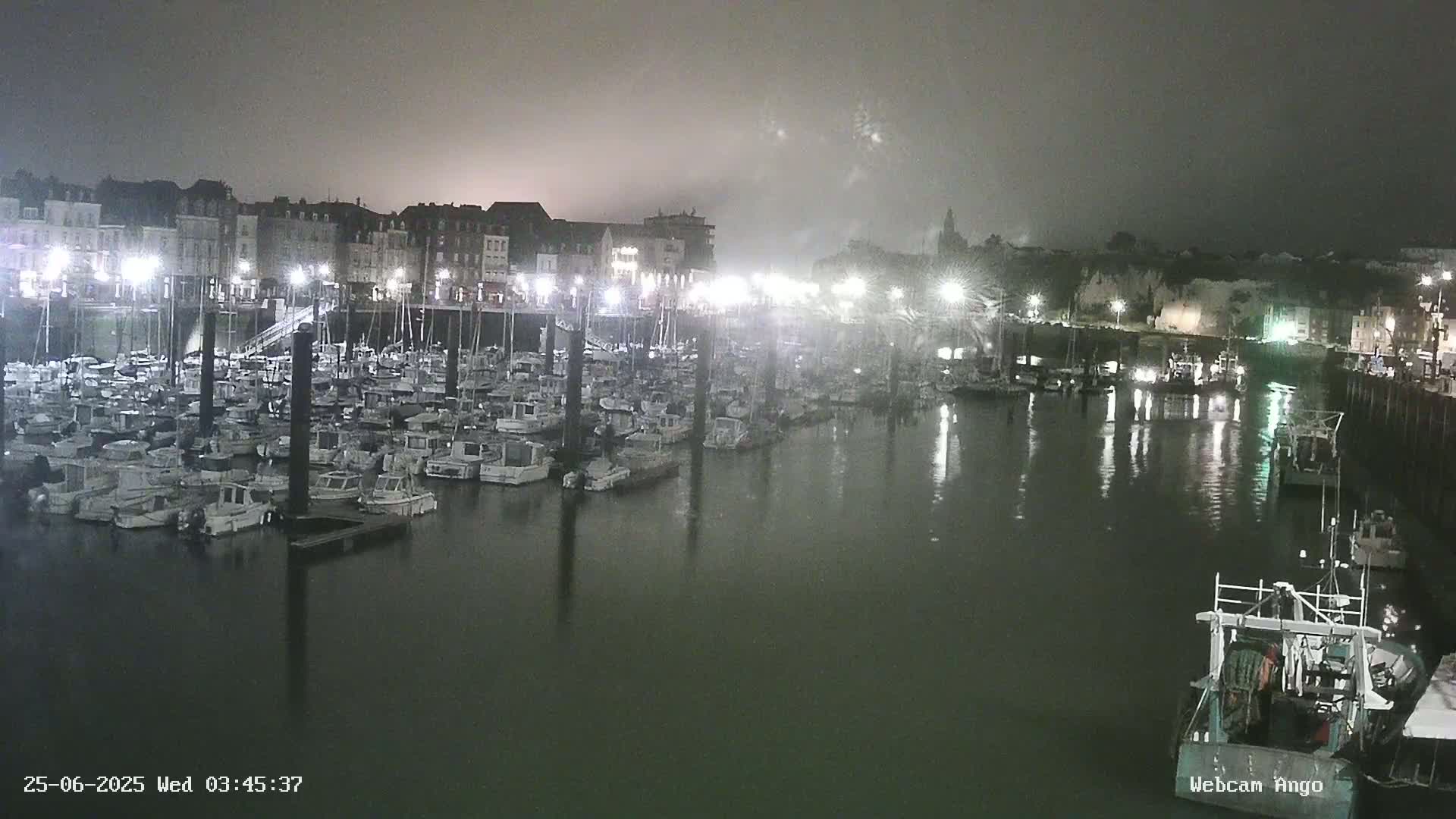 Dieppe, Port de Plaisance Marine Live Cam - Dieppe, Seine-Maritime, Normandie, France