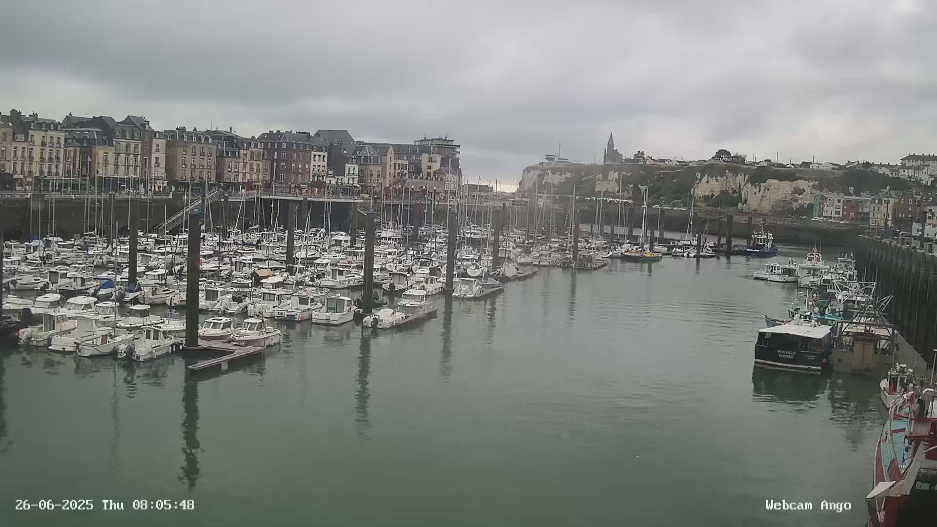 Dieppe, Port de Plaisance Marine Live Cam - Dieppe, Seine-Maritime, Normandie, France
