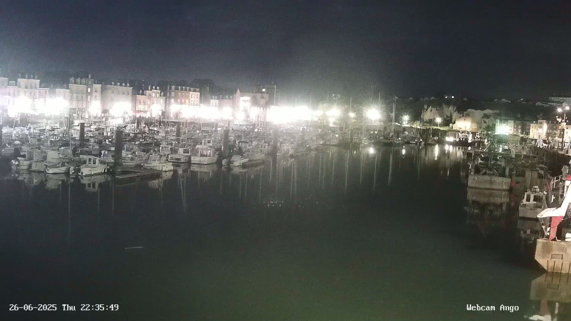 Dieppe, Port de Plaisance Marine Live Cam - Dieppe, Seine-Maritime, Normandie, France