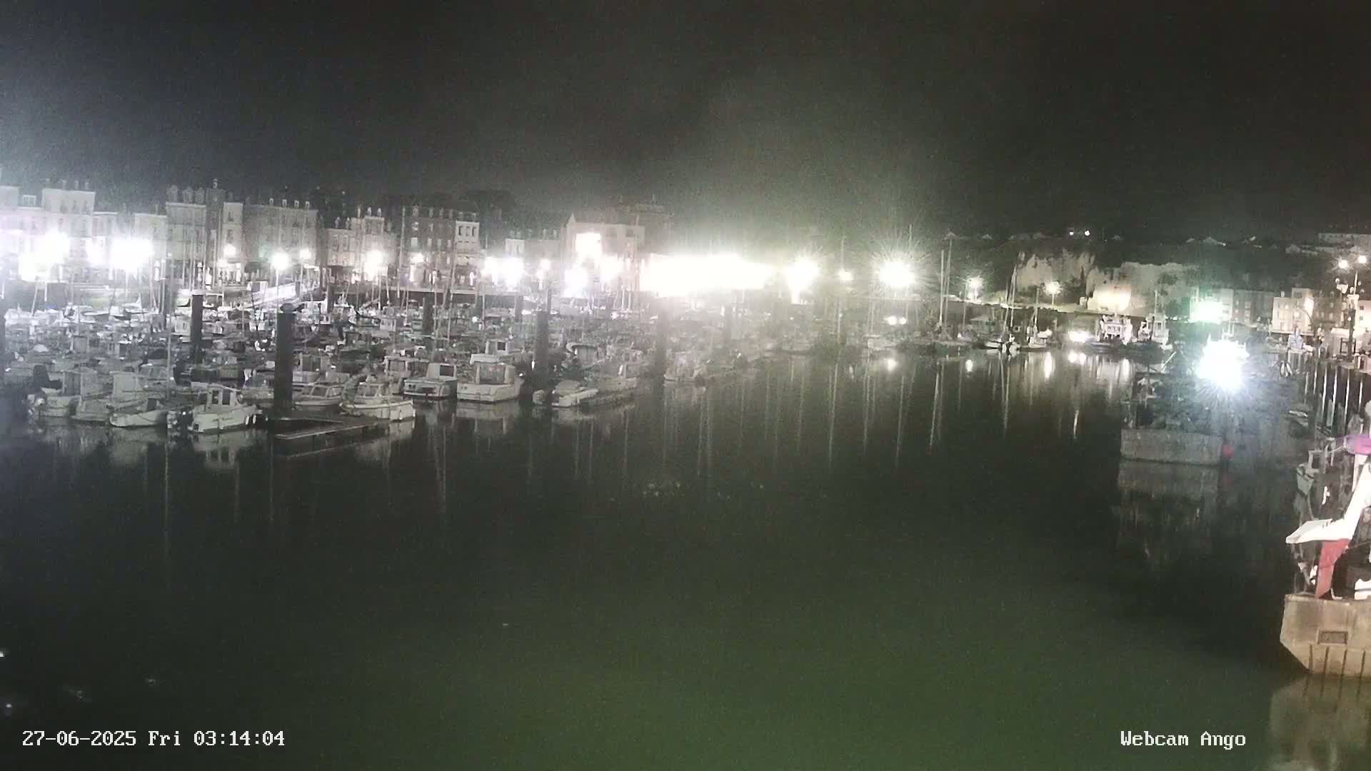 Dieppe, Port de Plaisance Marine Live Cam - Dieppe, Seine-Maritime, Normandie, France