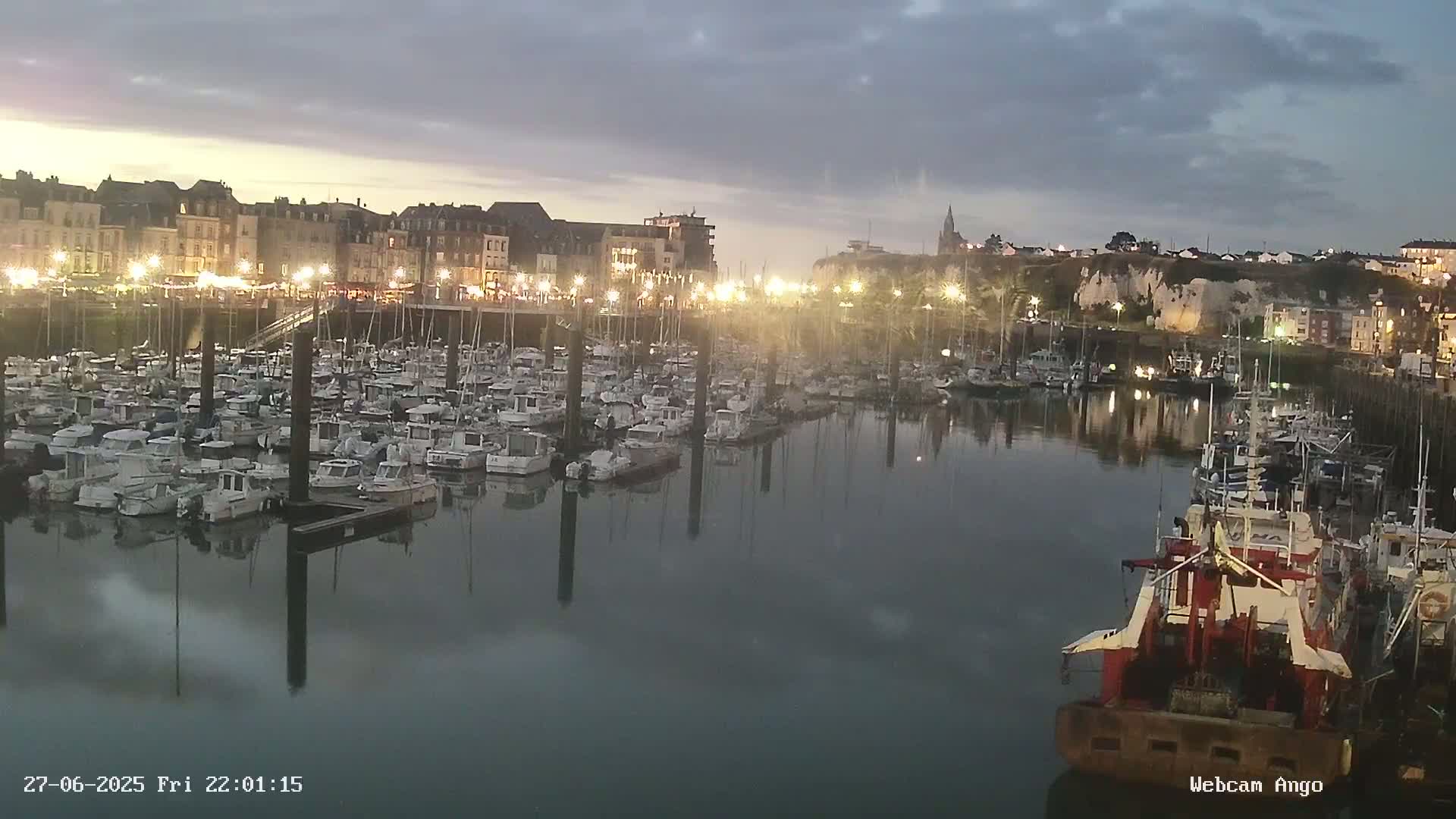 Dieppe, Port de Plaisance Marine Live Cam - Dieppe, Seine-Maritime, Normandie, France