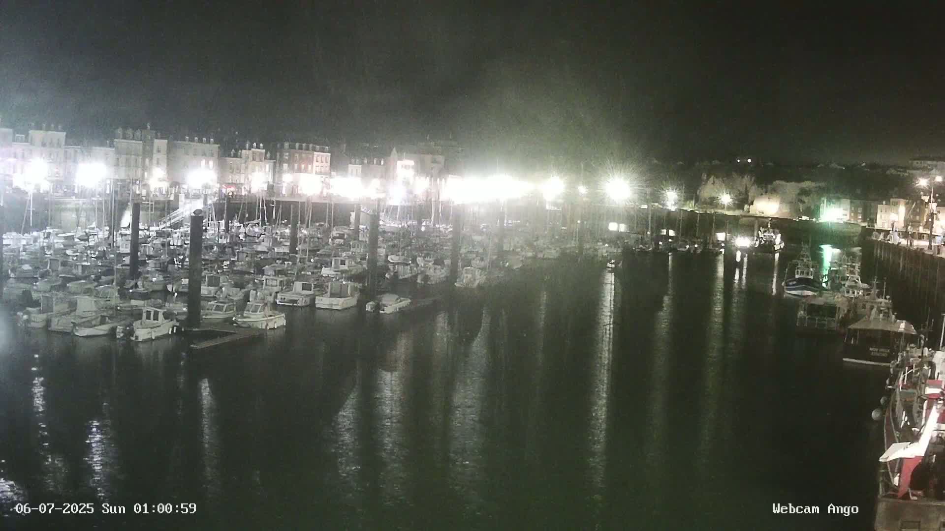 Dieppe, Port de Plaisance Marine Live Cam - Dieppe, Seine-Maritime, Normandie, France